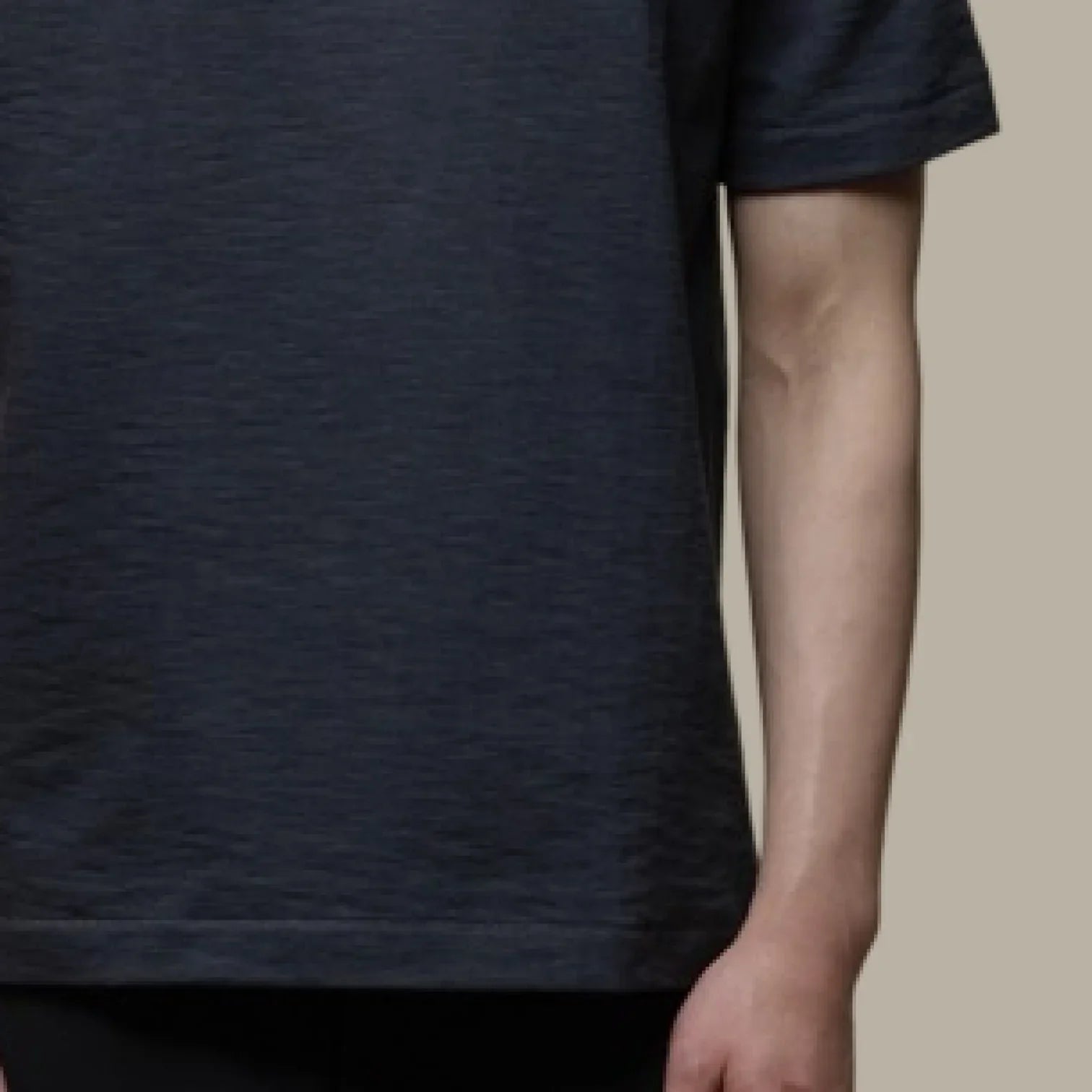 close up shot of loopwheeled cotton 2-thread heavy fabric