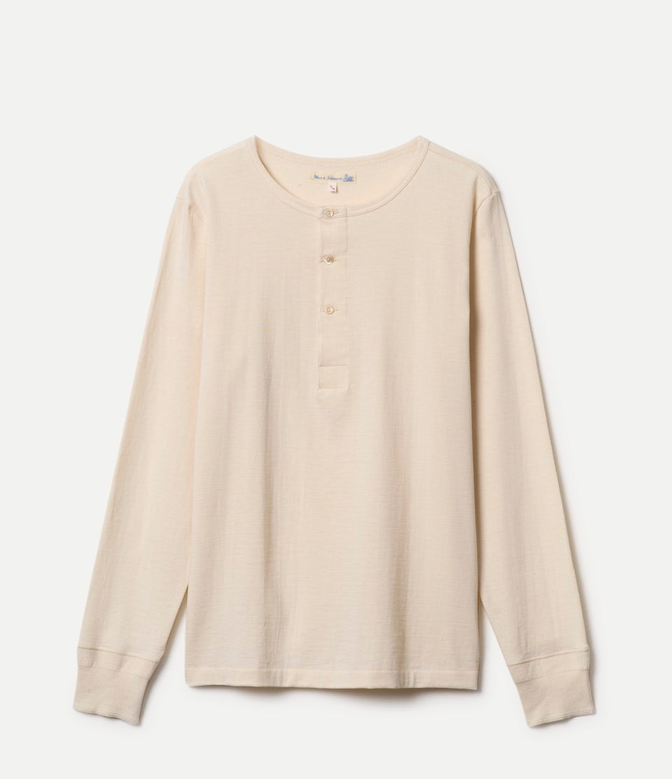 Beige long-sleeve shirt on a white background