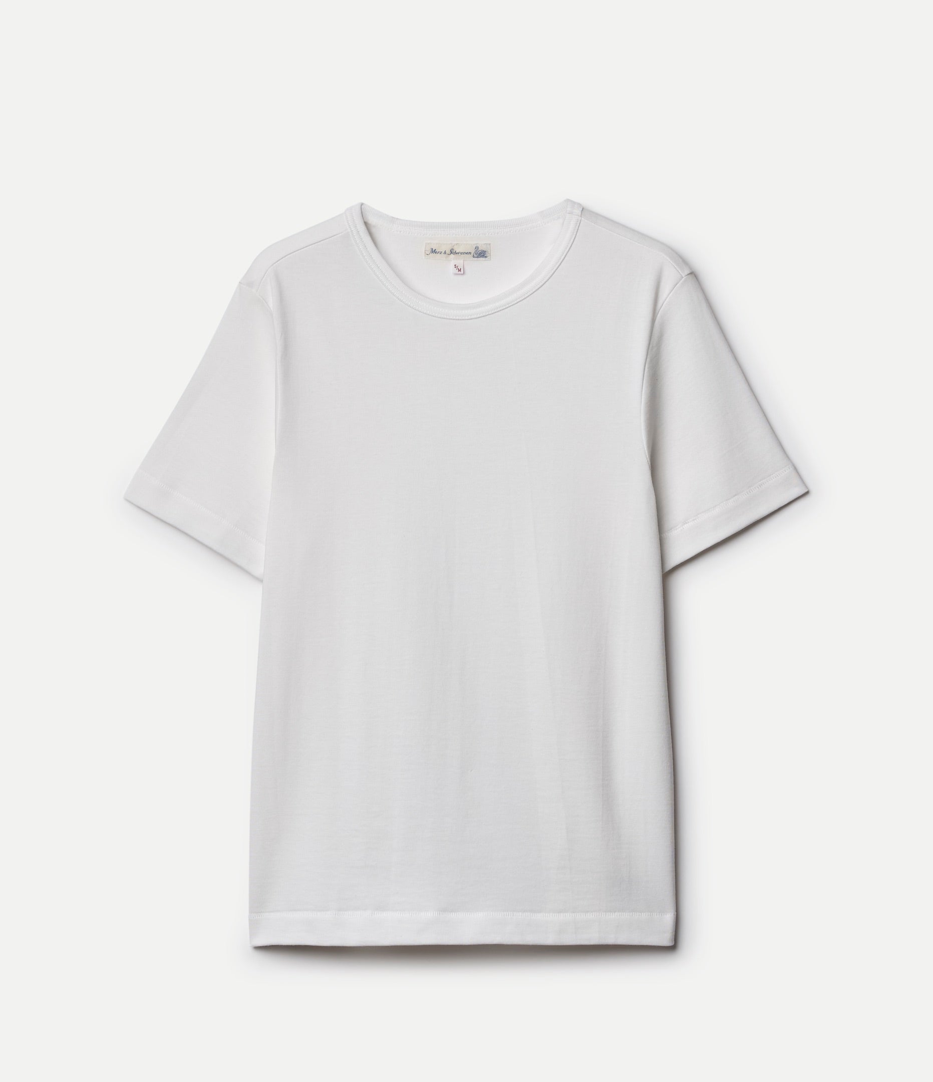 White t-shirt on a white background