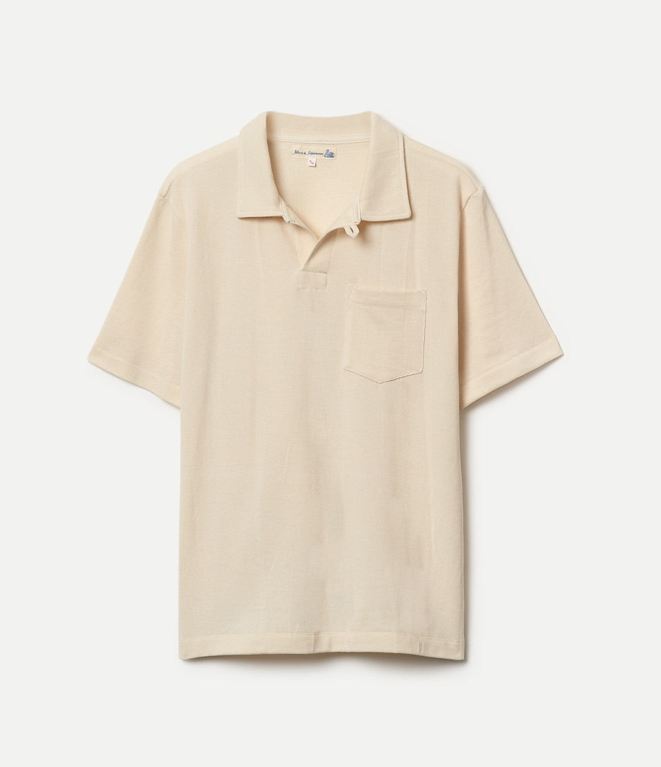 2PKPL Loopwheeled Relaxed Fit Pikée Short Sleeve Polo Shirt – Merz