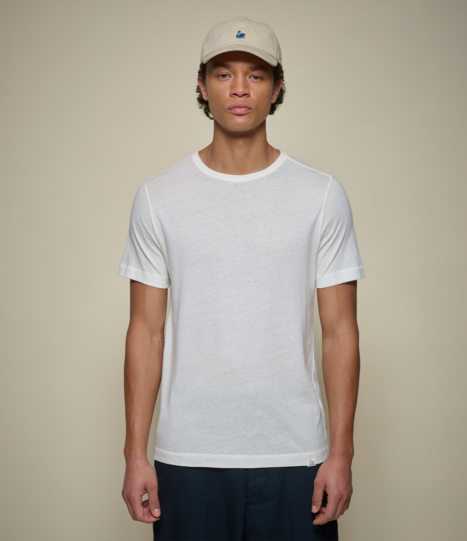 Premium Cotton-Cashmere T-Shirt – Merz b. Schwanen