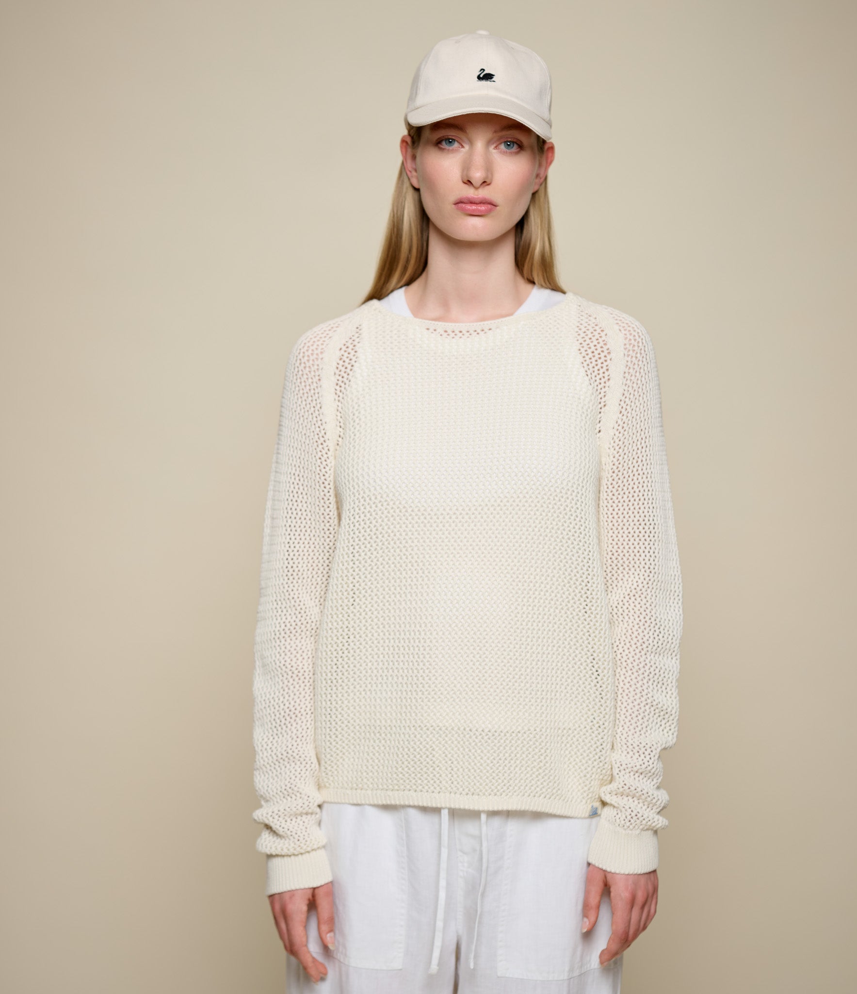 1960s Crochet Cotton Raglan Sweater – Merz b. Schwanen