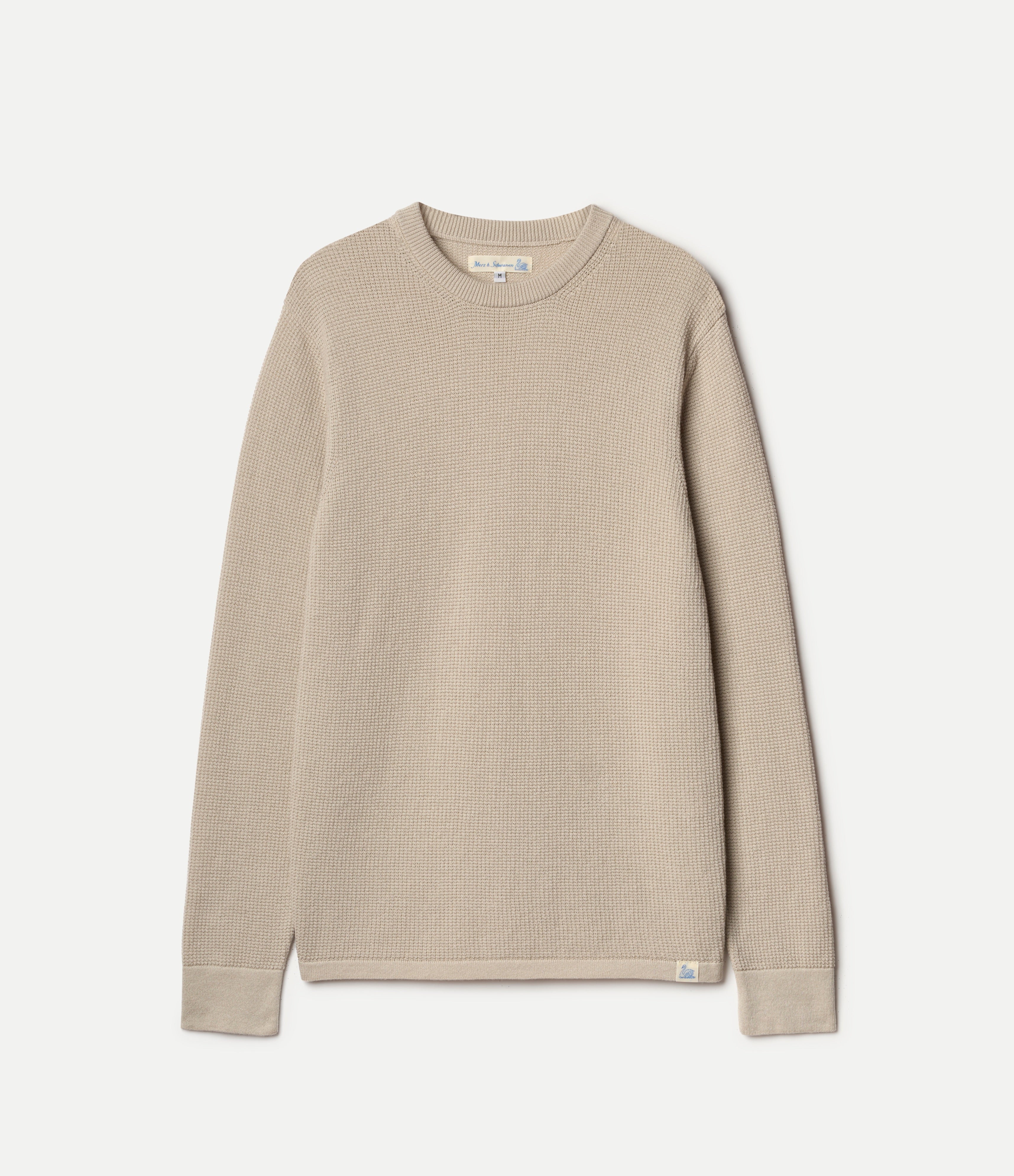 Lightweight Waffle Knit Sweater – Merz b. Schwanen