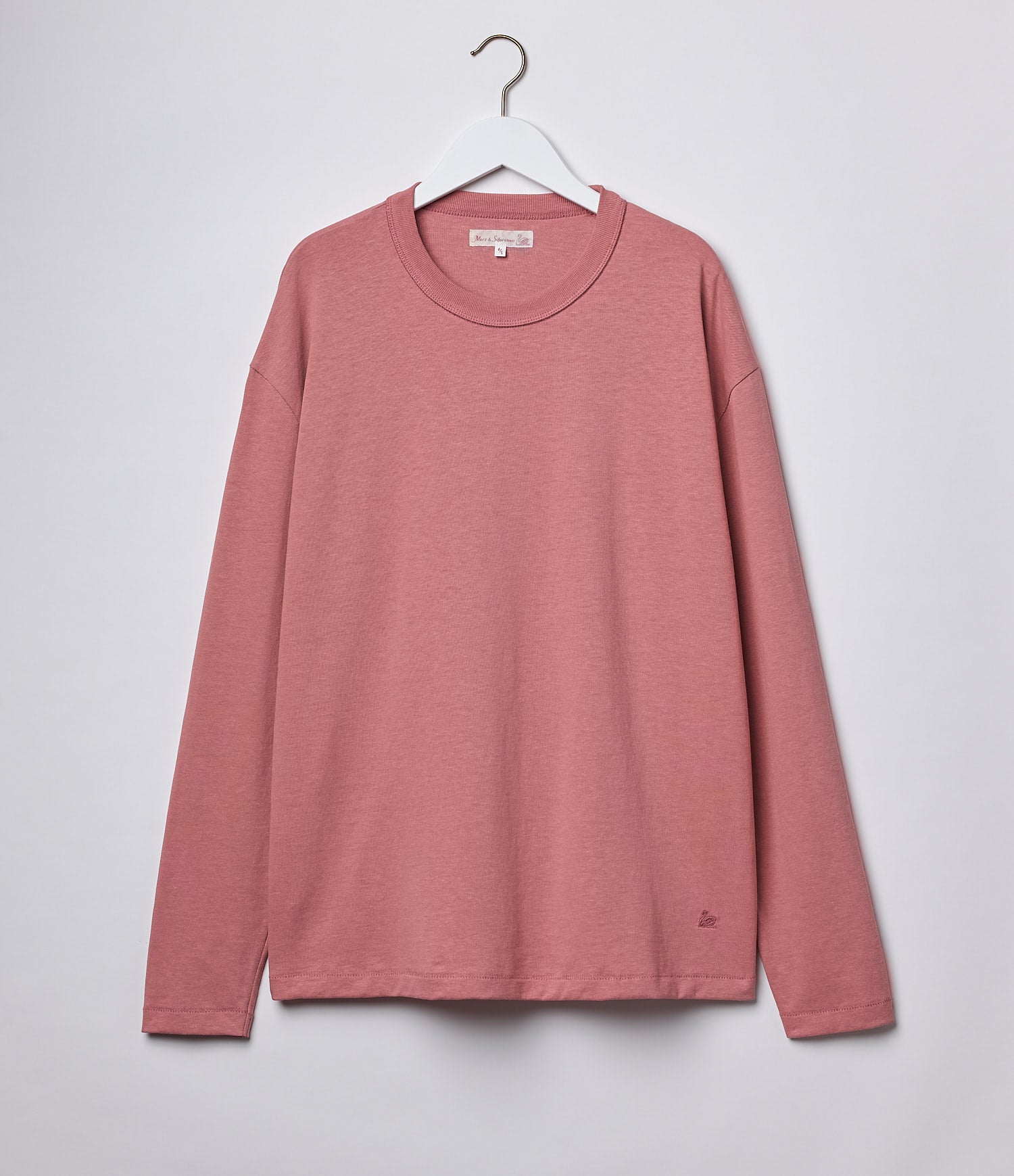 Sturdy Boxy Fit Giza Cotton-Hemp Longsleeve – Merz b. Schwanen