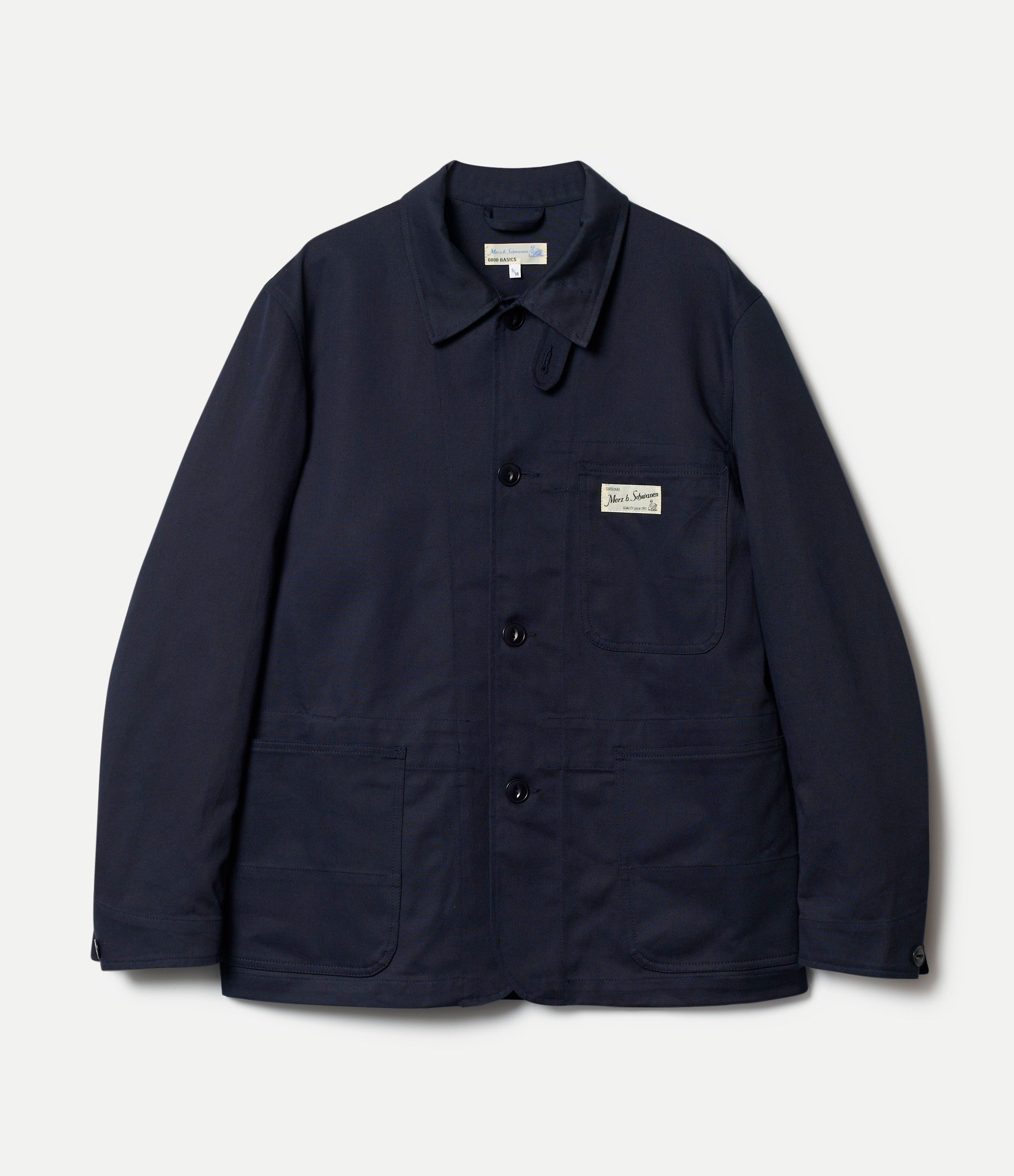 Worker's Cotton Poplin Jacket – Merz b. Schwanen