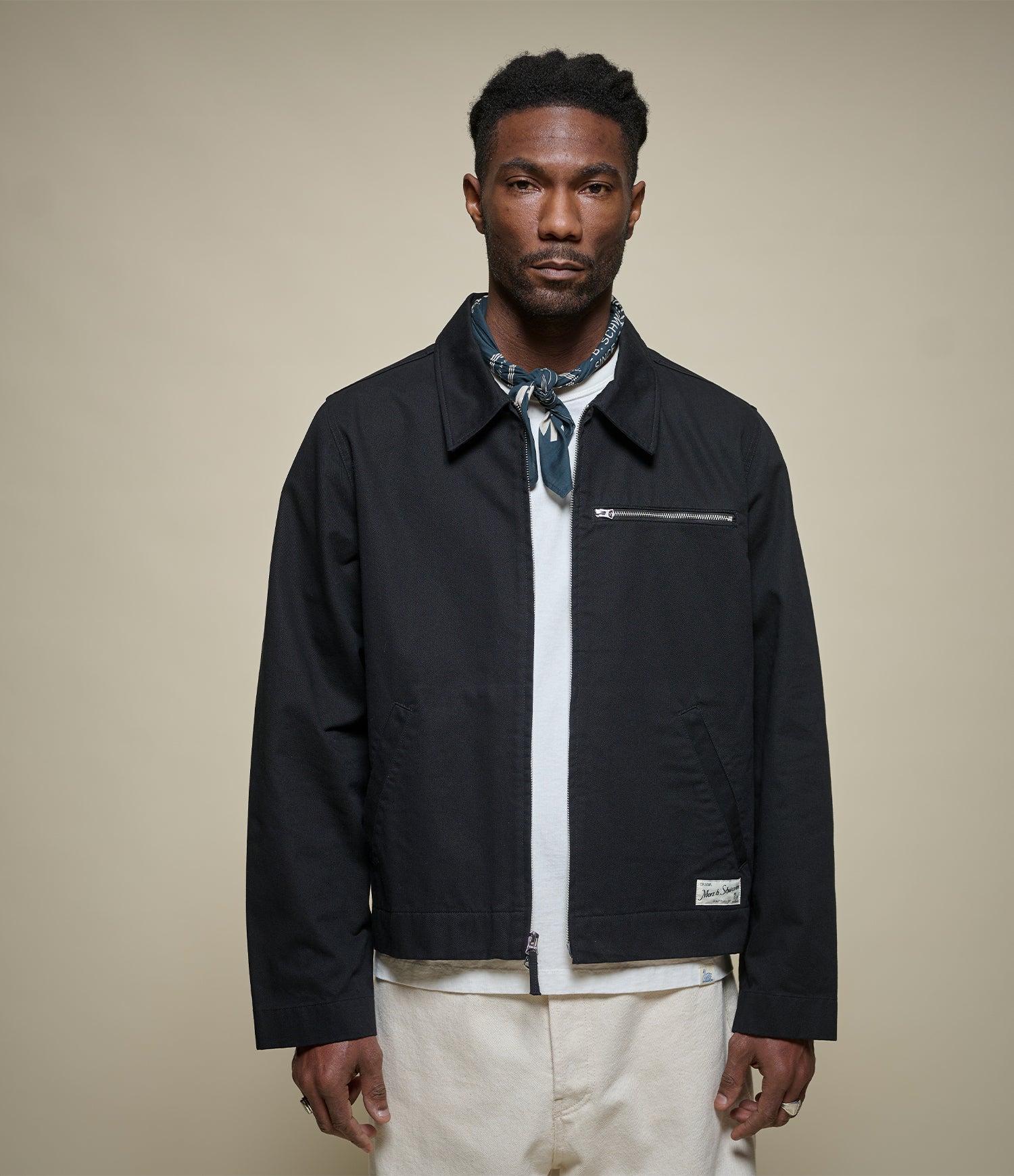 Zipped Twill Jacket – Merz b. Schwanen