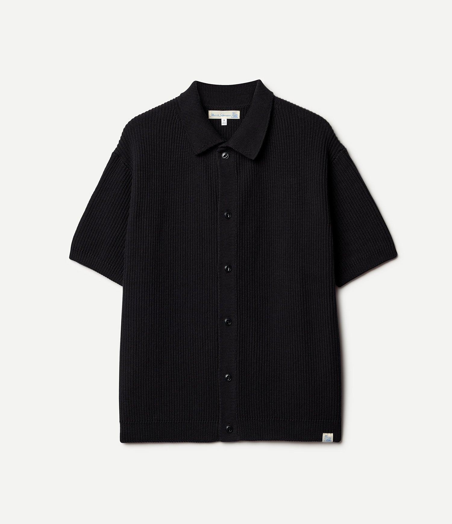 Ribbed Cotton Long Sleeve Shirt – Merz b. Schwanen