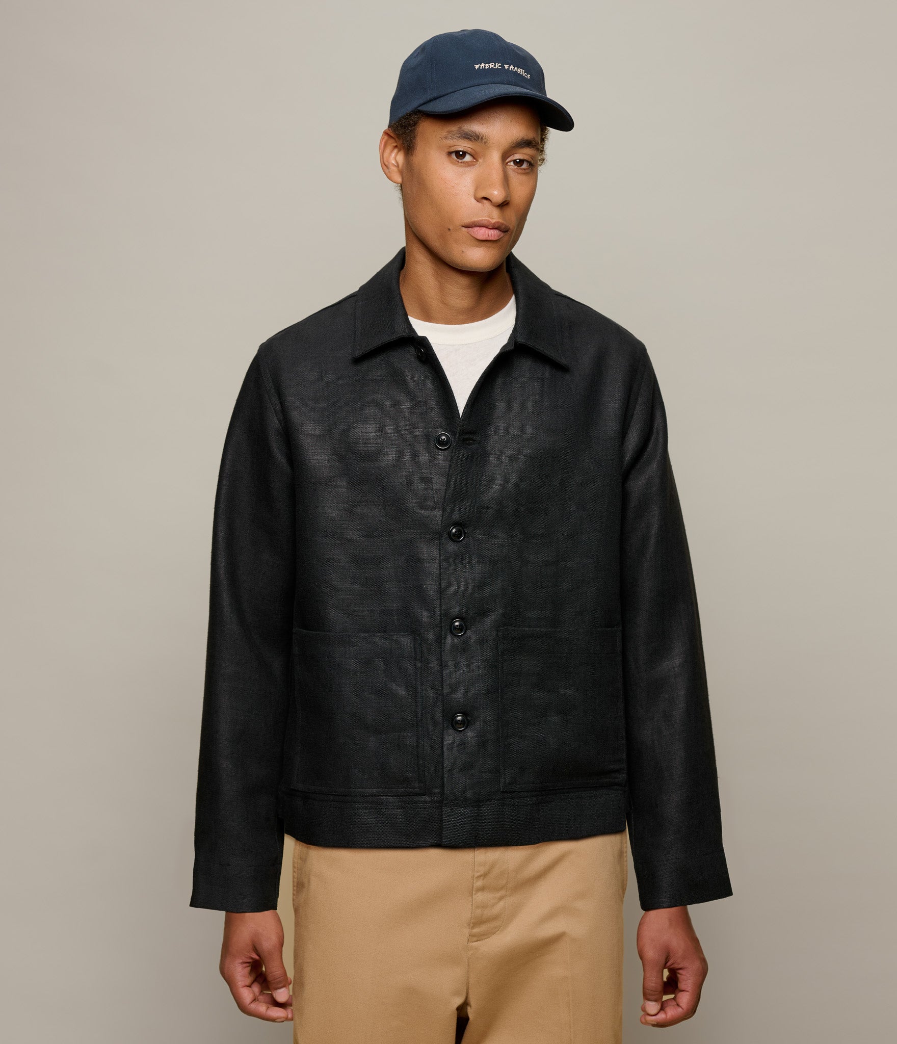 Original Fibres x Merz b. Schwanen Worker's Linen Jacket