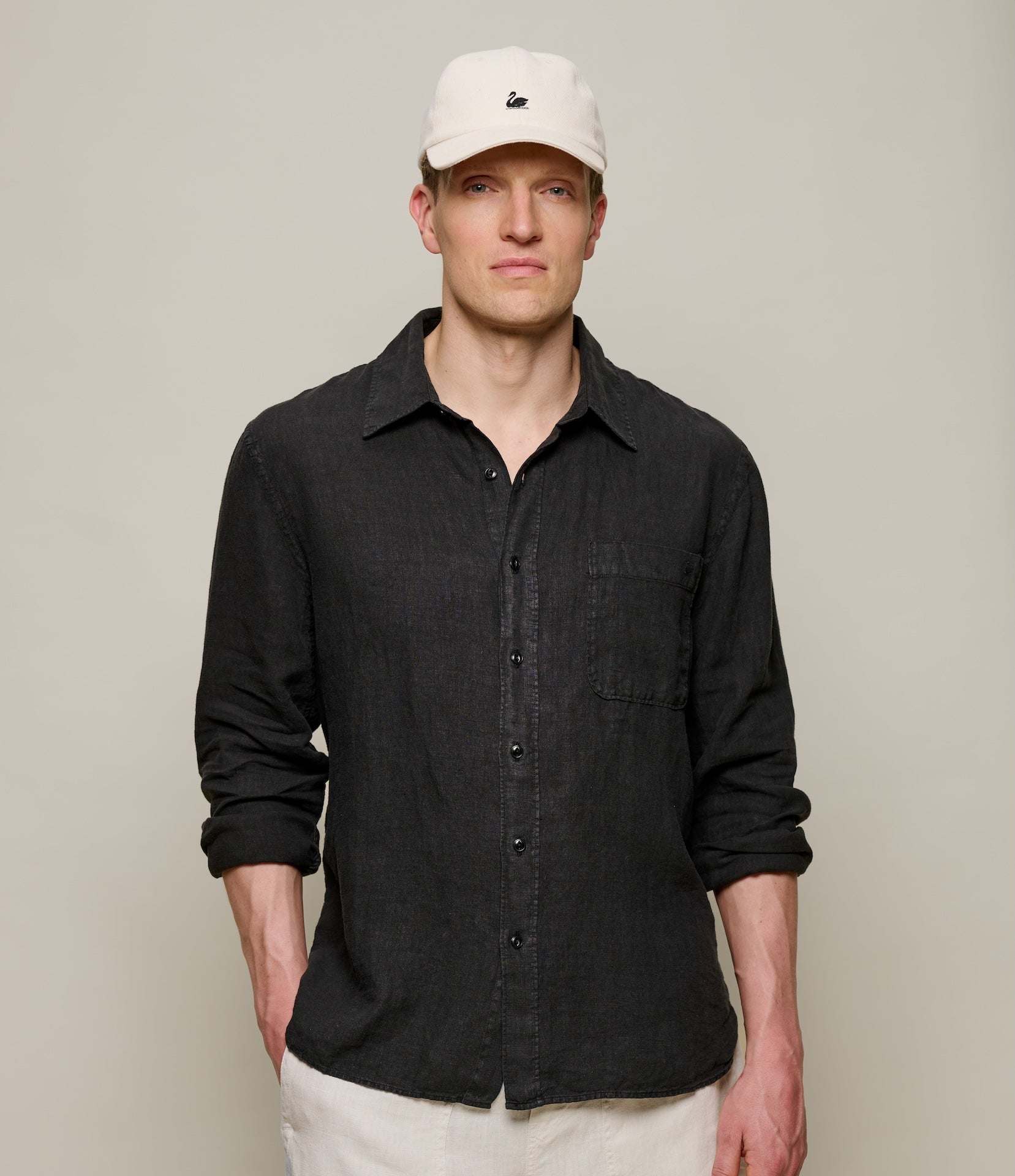 Relaxed Fit Linen Long Sleeve Shirt Relaxed Fit Linen Long Sleeve Shirt