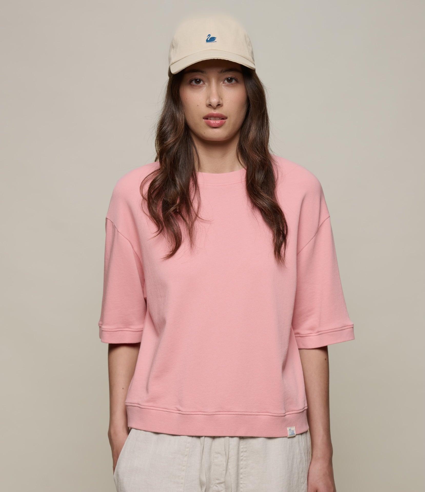 Lightweight American Fleece Women's Short Sleeve Sweatshirt – Merz