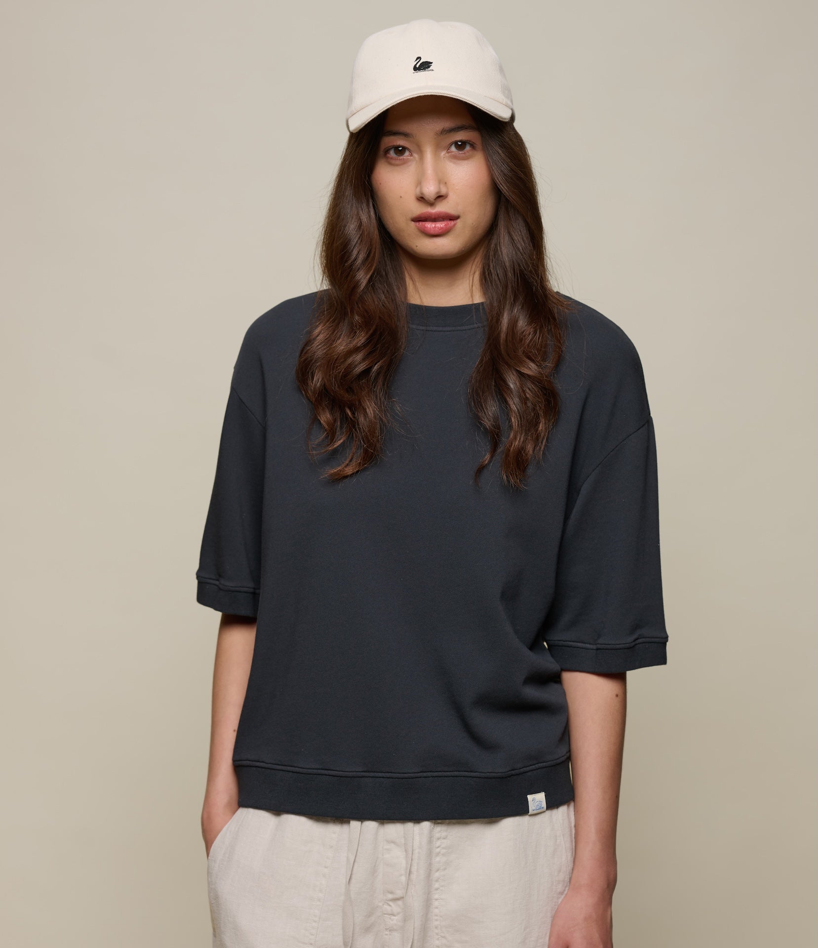 Lightweight American Fleece Women's Short Sleeve Sweatshirt – Merz