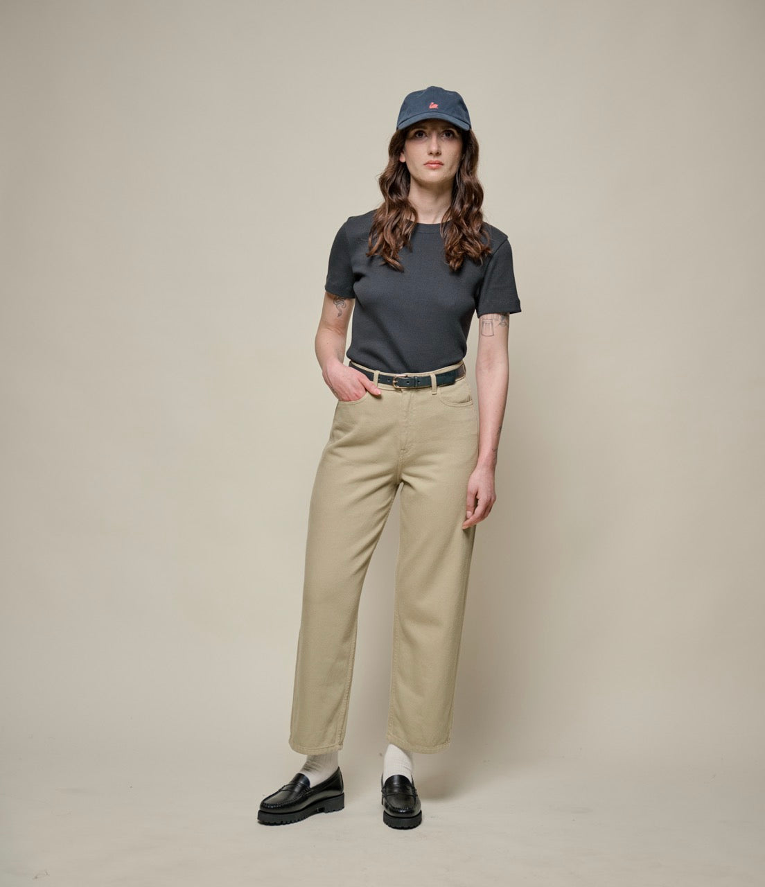 1930s Cotton Twill Ankle Length 5-Pocket-Pants 1930s Cotton Twill Ankle Length 5-Pocket-Pants