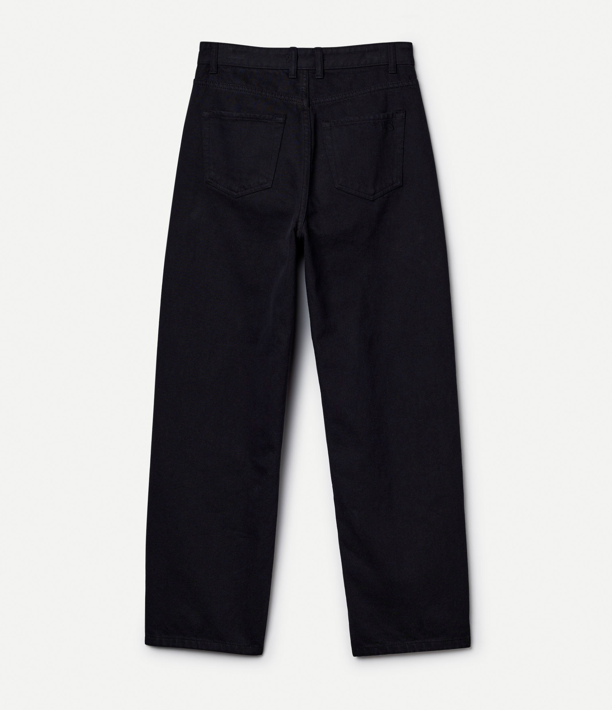 Black pants on a white background