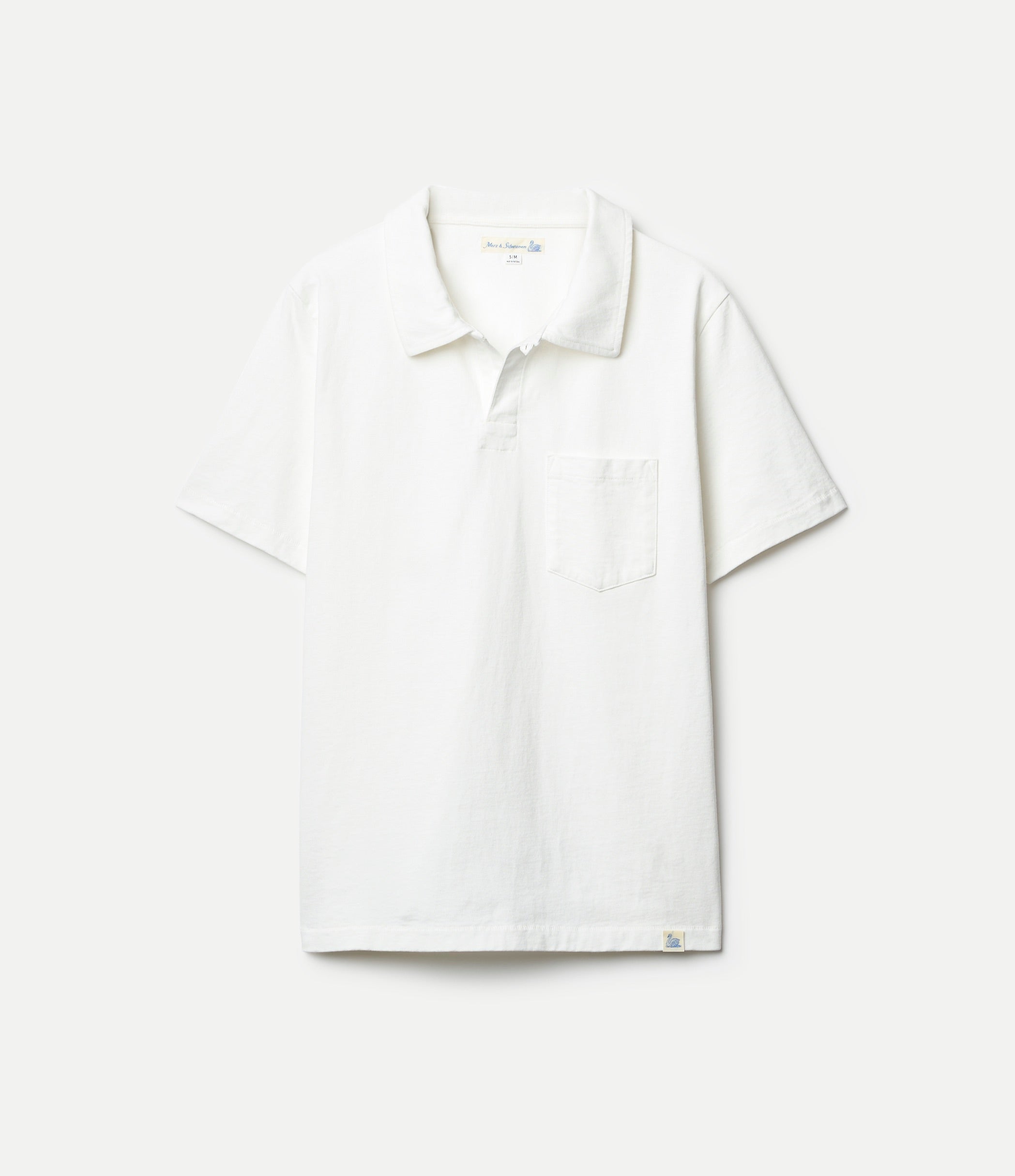 Classic Cotton Jersey Short Sleeve Polo Shirt – Merz b. Schwanen