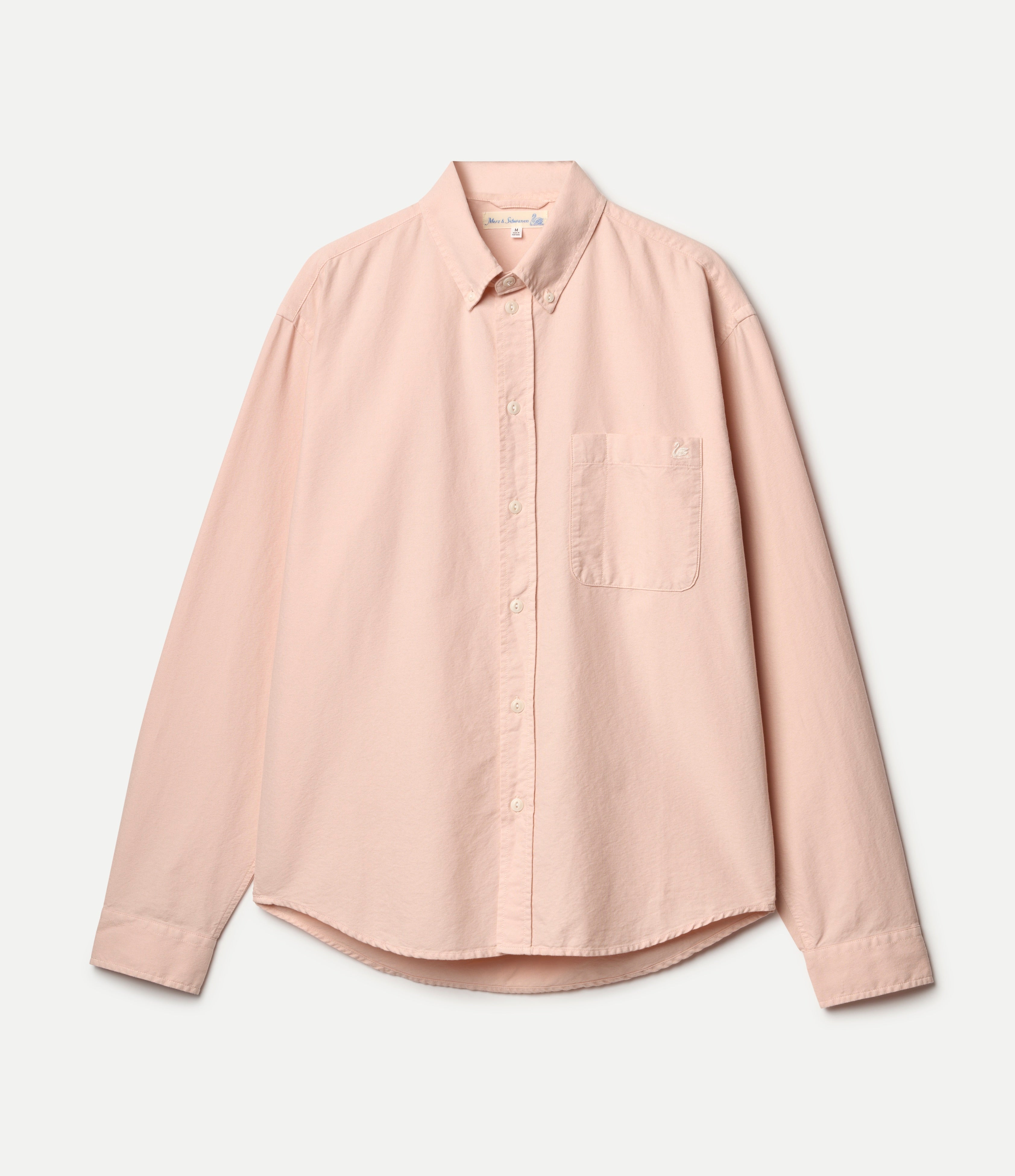 Men's Shell Pink Button-Down Oxford Shirt | Merz b. Schwanen