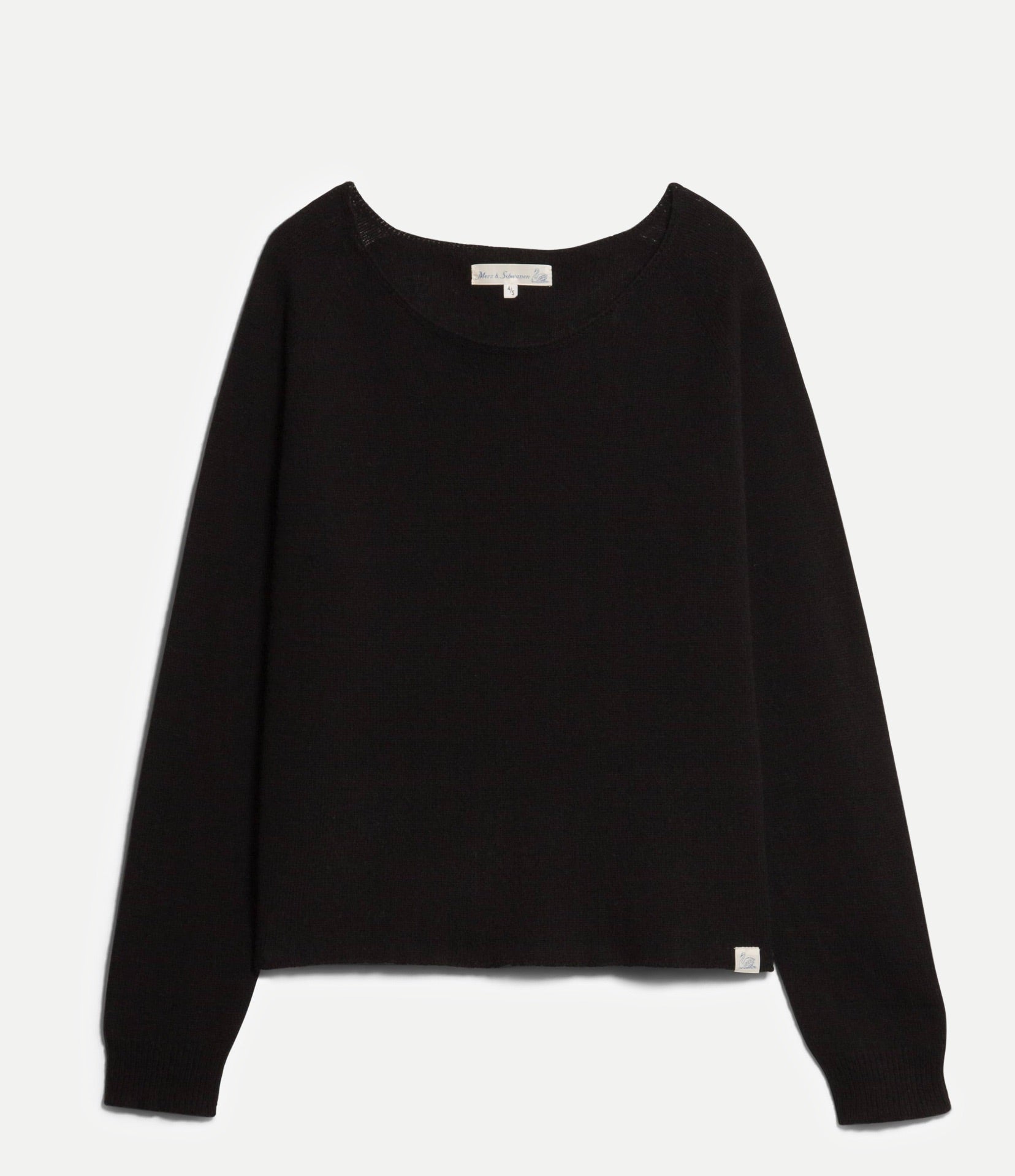 Black sweater on a white background