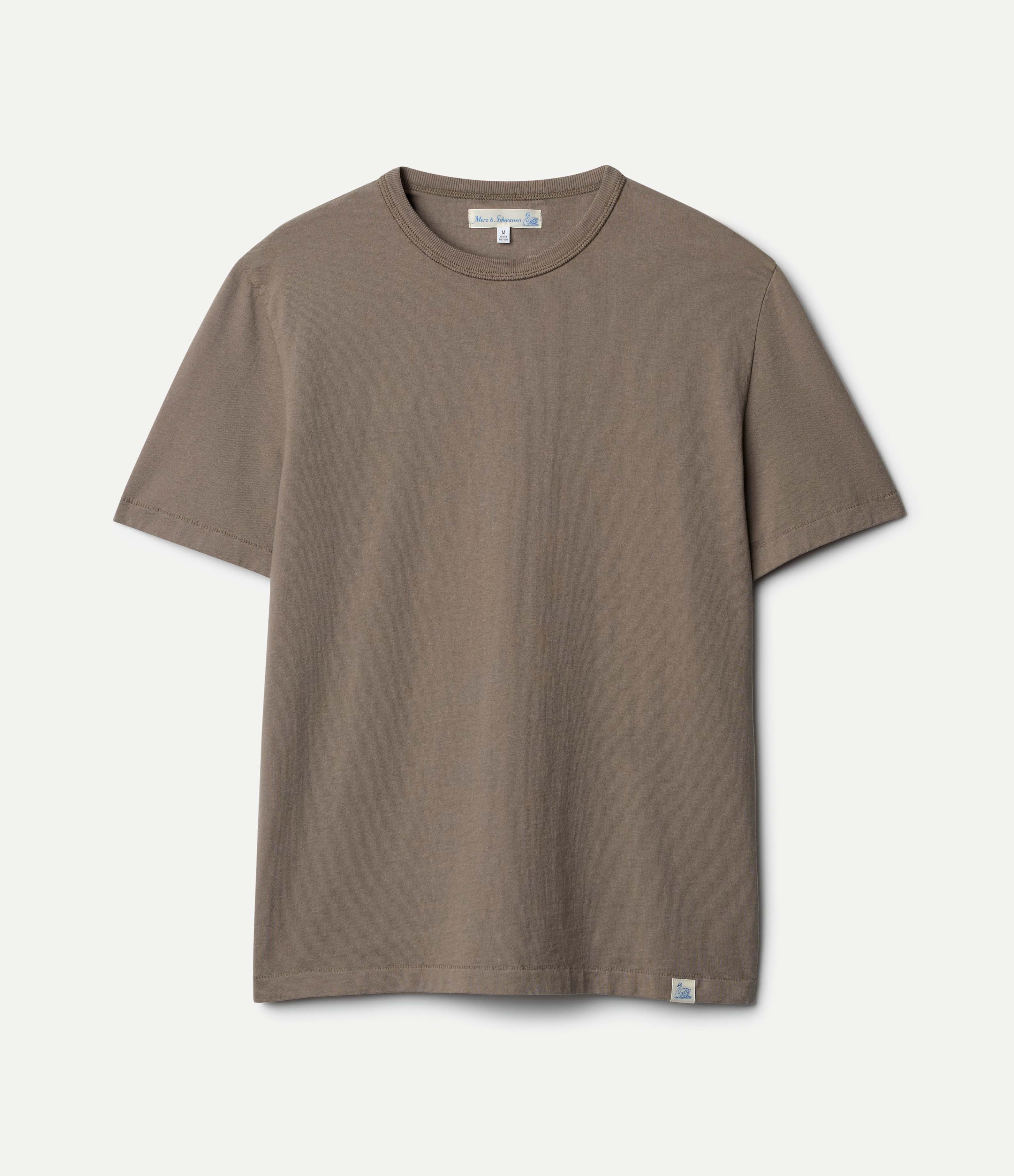 Grey t-shirt against a white background