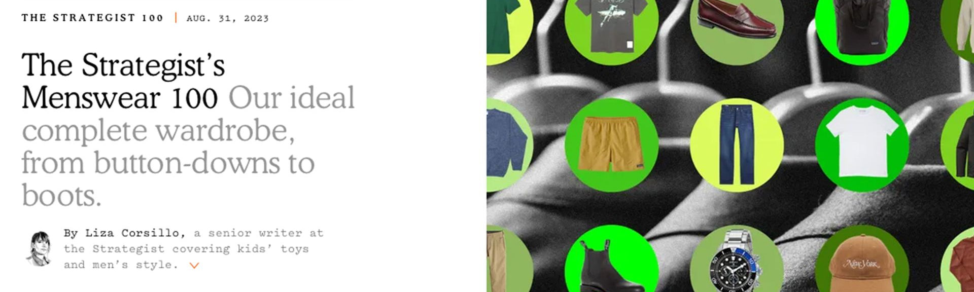 The Strategist’s Menswear 100 Our ideal complete wardrobe, from button-downs to boots.