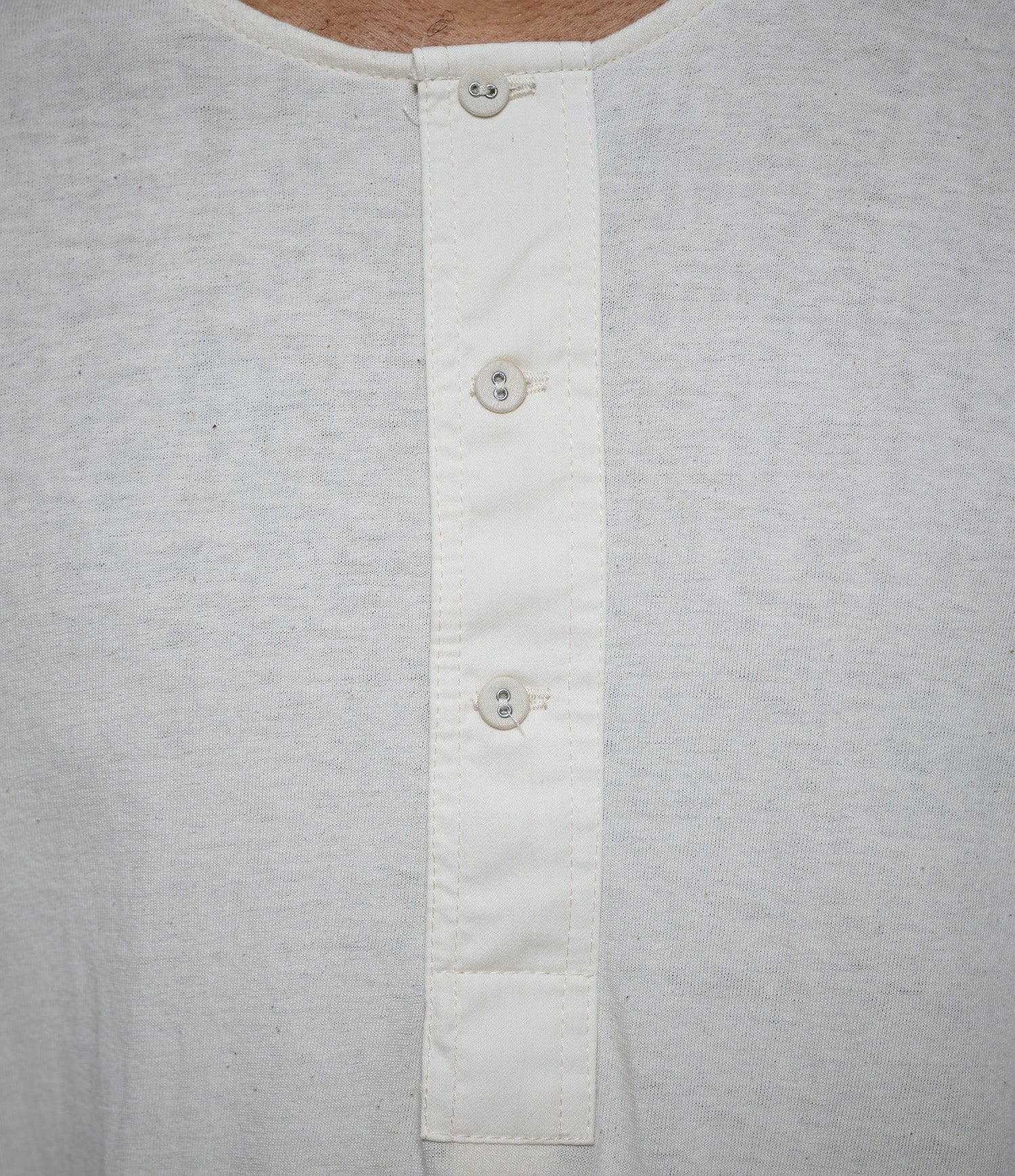 102 Nature Loopwheeled Henley | Merz b. Schwanen