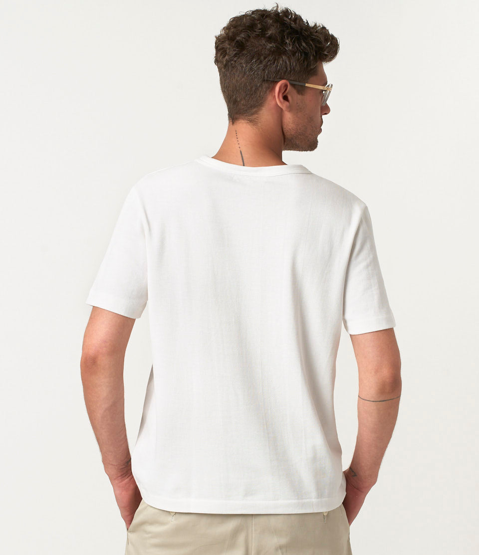 214PK Loopwheeled Relaxed Fit Pikée T-Shirt – Merz b. Schwanen