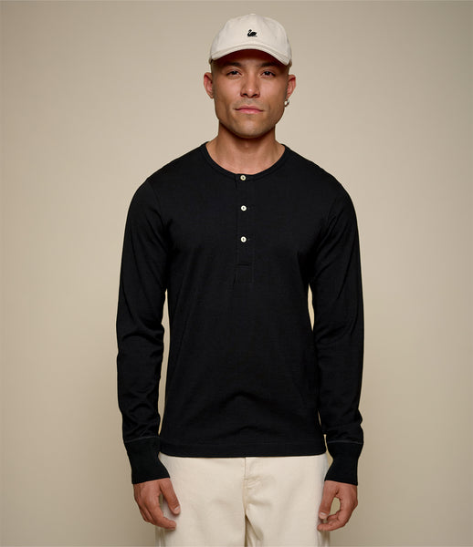 2M06 Mid-Century Machine Refined Fit Long Sleeve Henley – Merz b