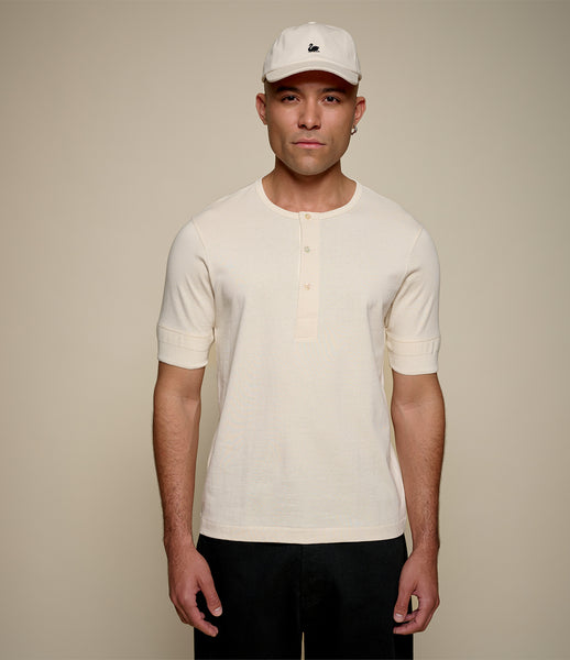 2M07 Mid-Century Machine Refined Fit Short Sleeve Henley – Merz b