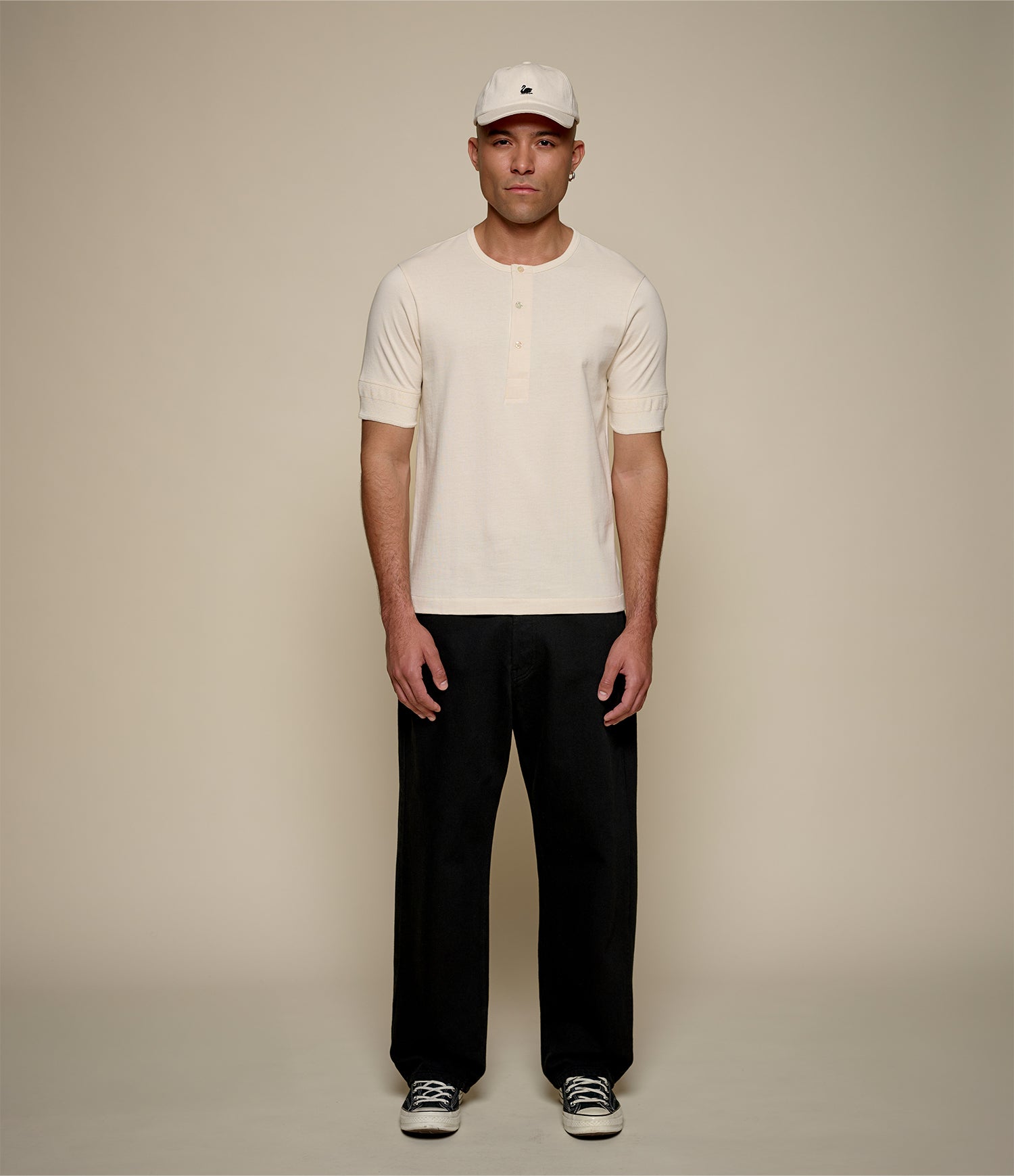 2M07 Mid-Century Machine Refined Fit Short Sleeve Henley – Merz b