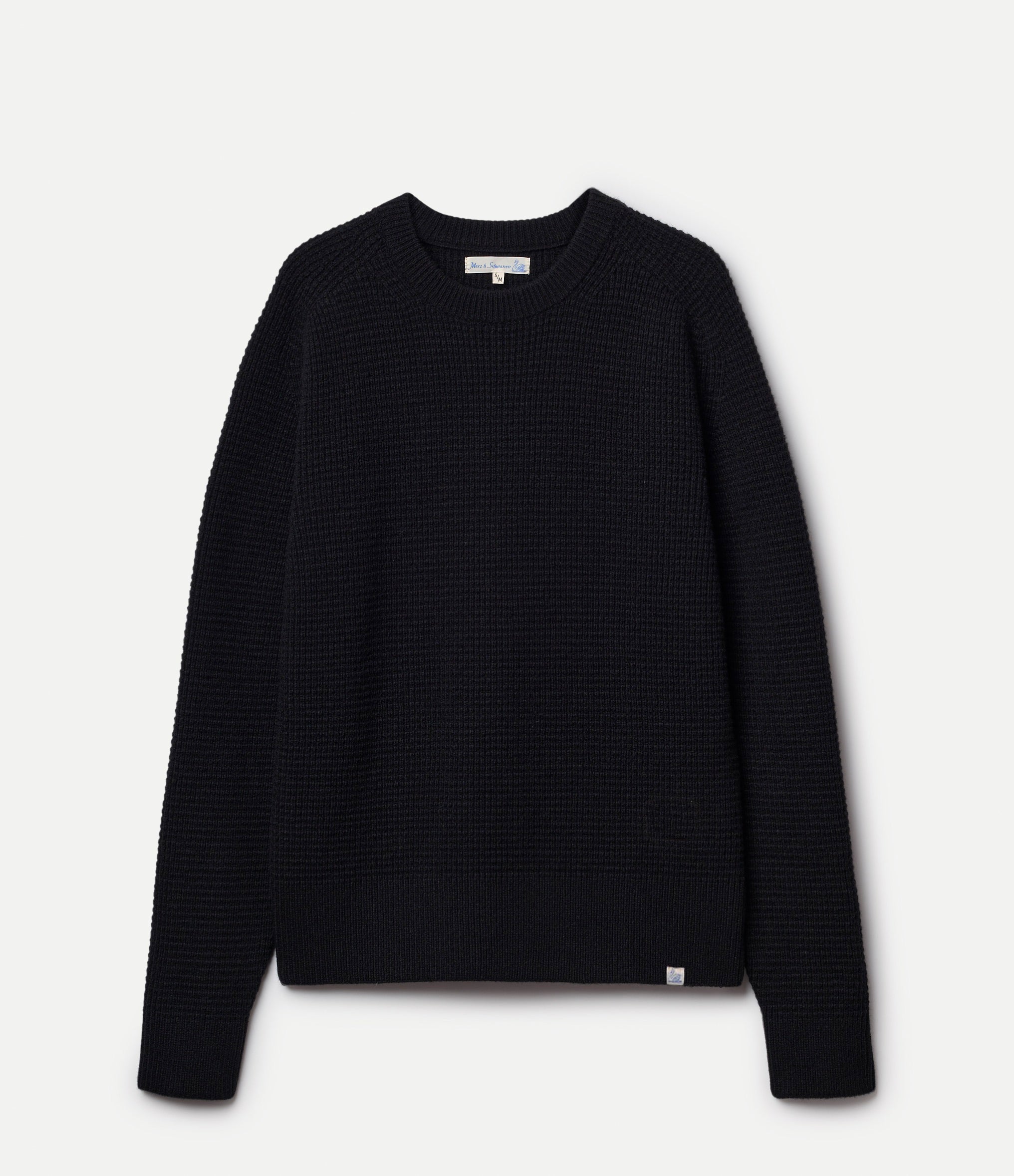Merz B. Schwanen クラシッククルーニット size5/M MERZBSCHWANEN_LOCC02CREWNECK_R