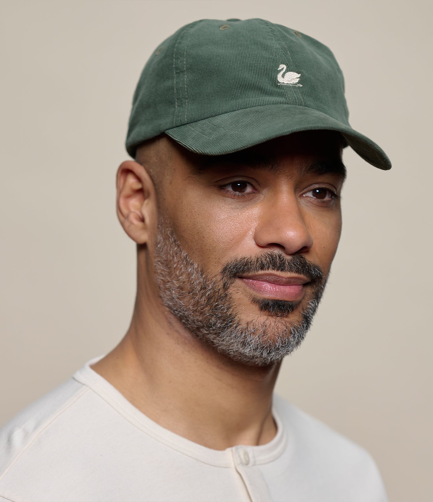 Forest Green Organic Cotton Corduroy Cap | Merz b. Schwanen