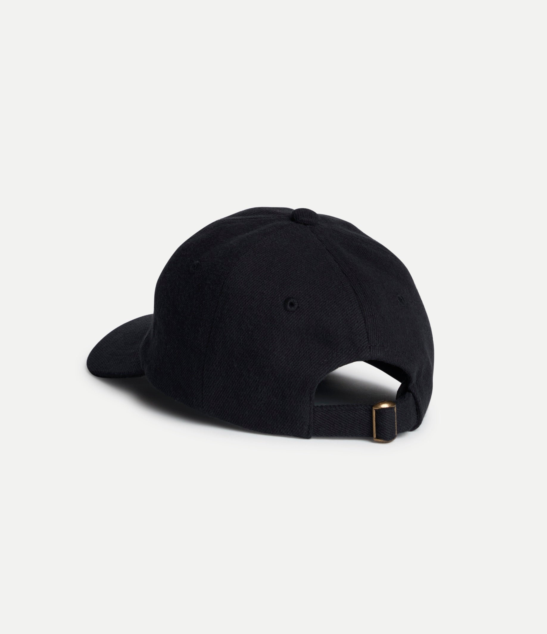 Black Heavy Twill Organic Cotton Cap | Merz b. Schwanen