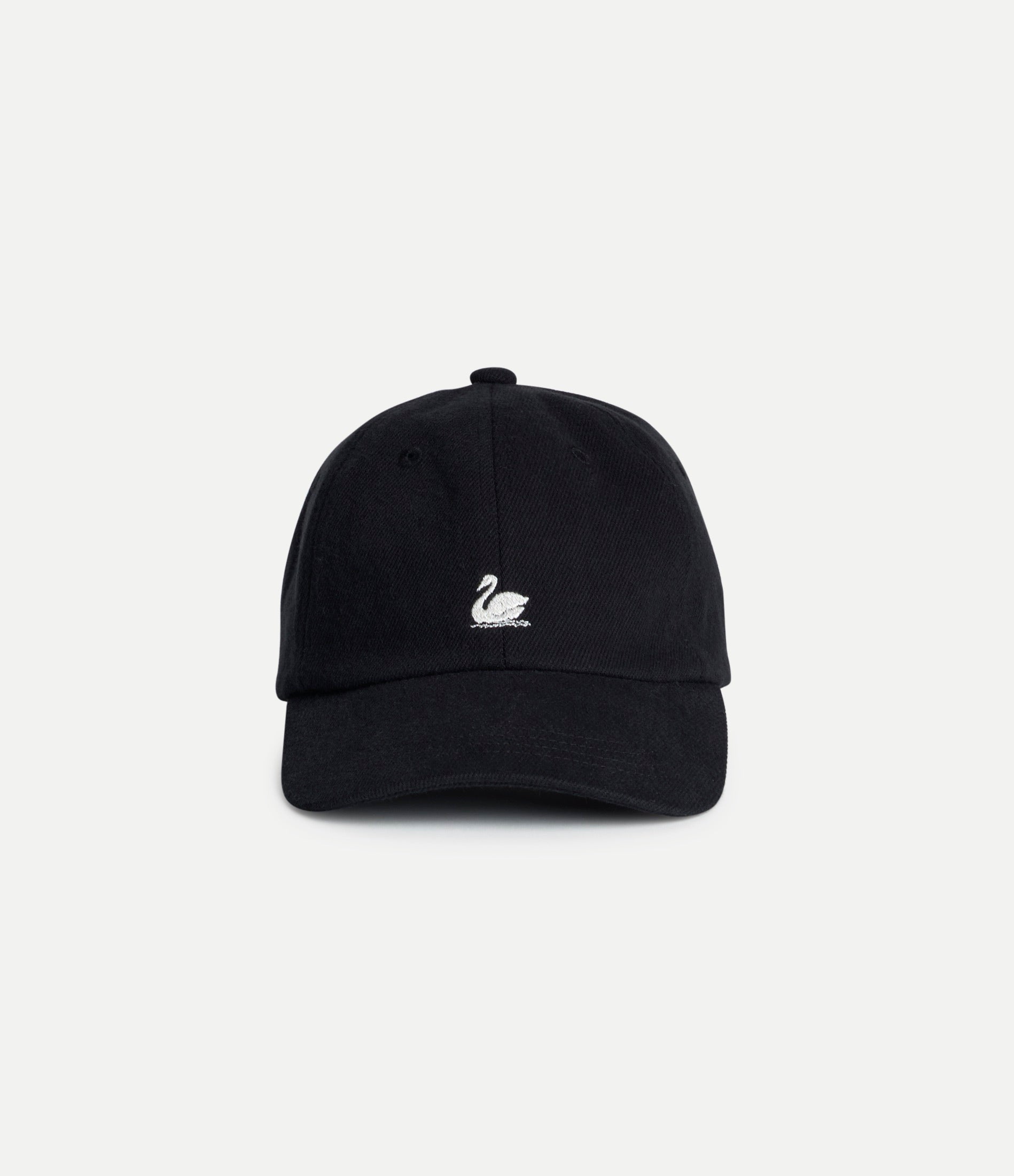 Black Heavy Twill Organic Cotton Cap | Merz b. Schwanen