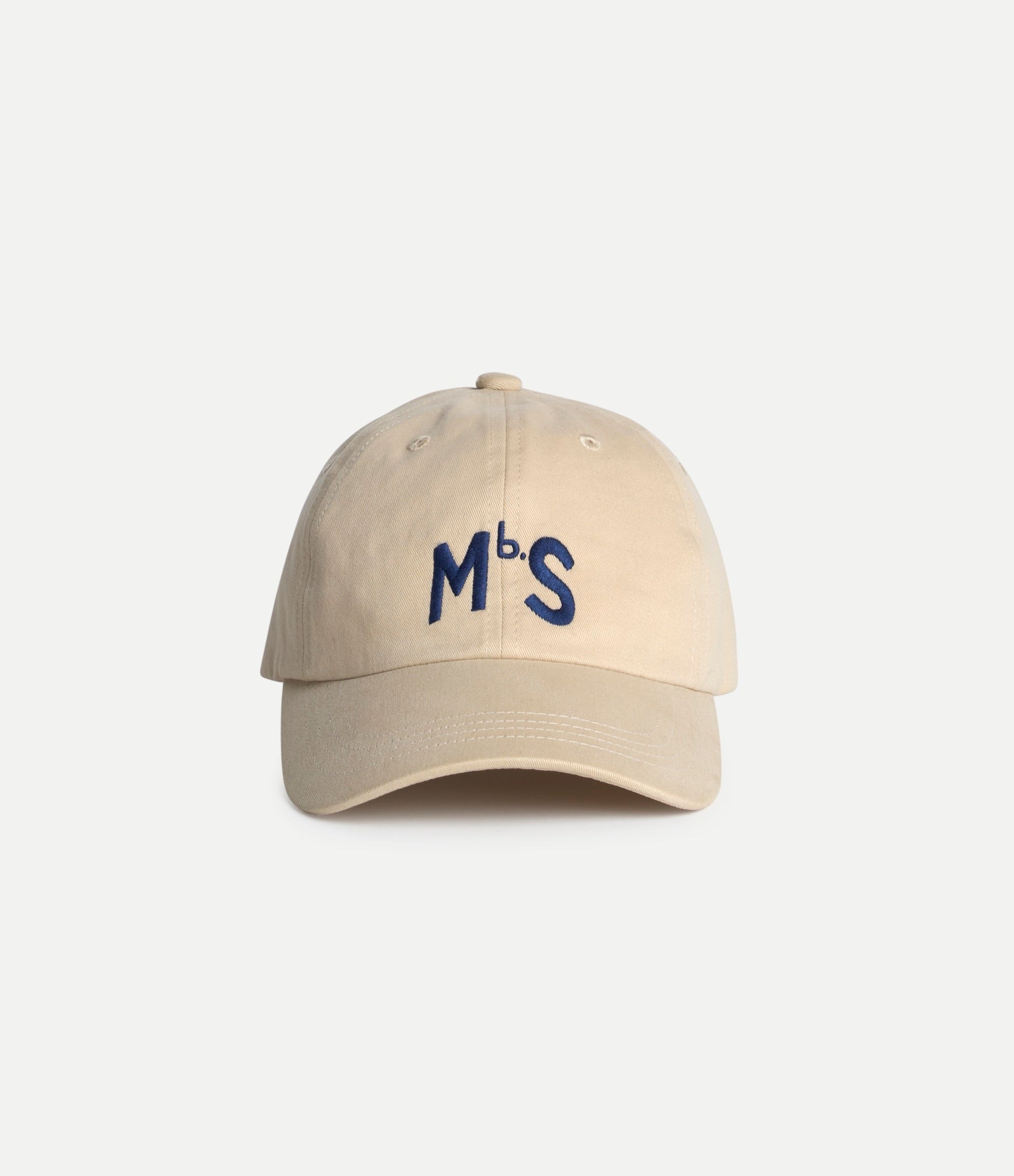 Light Khaki MbS Logo Organic Cotton Cap | Merz b. Schwanen