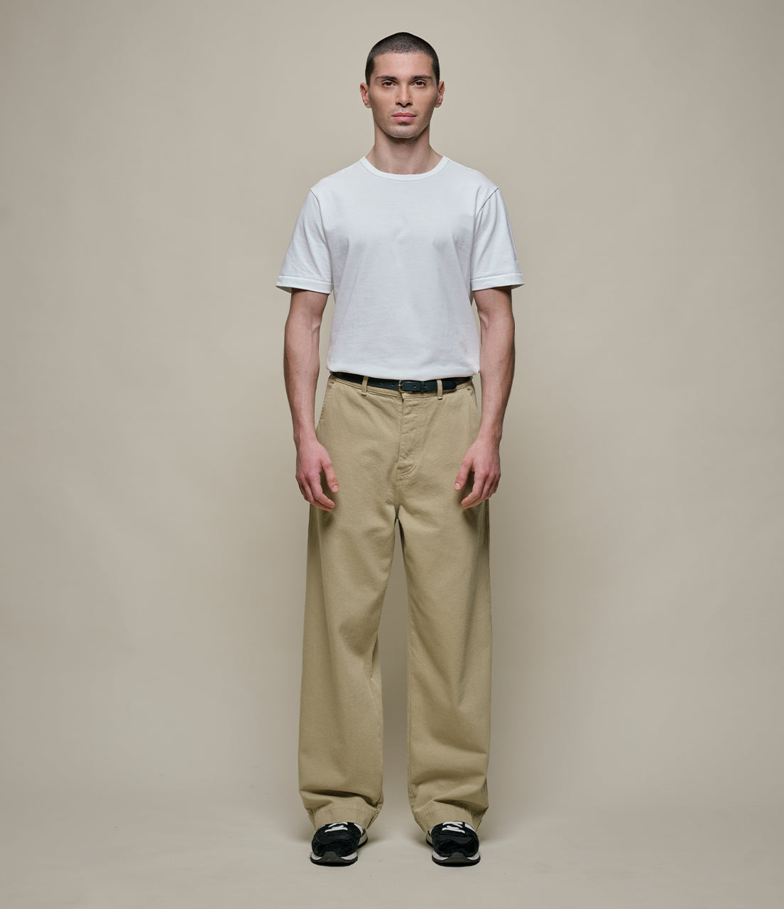 1940s Cotton Twill High Rise Wide Leg Chino – Merz b. Schwanen