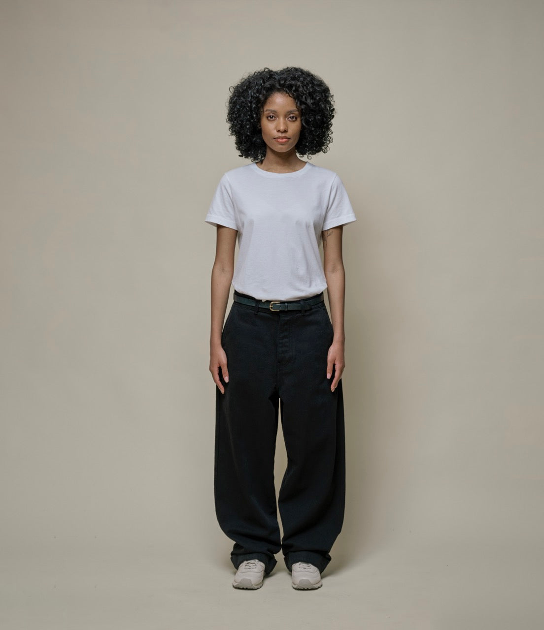1940s Cotton Twill High Rise Wide Leg Chino – Merz b. Schwanen