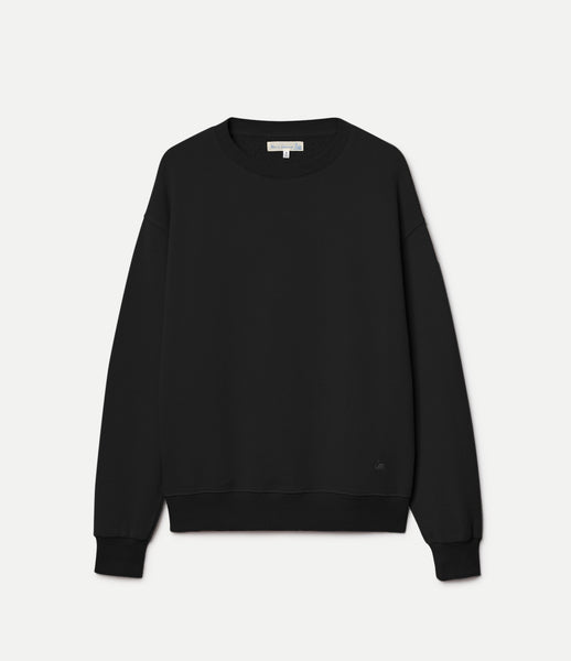 Relaxed Cotton Soft Fleece Sweatshirt – Merz b. Schwanen