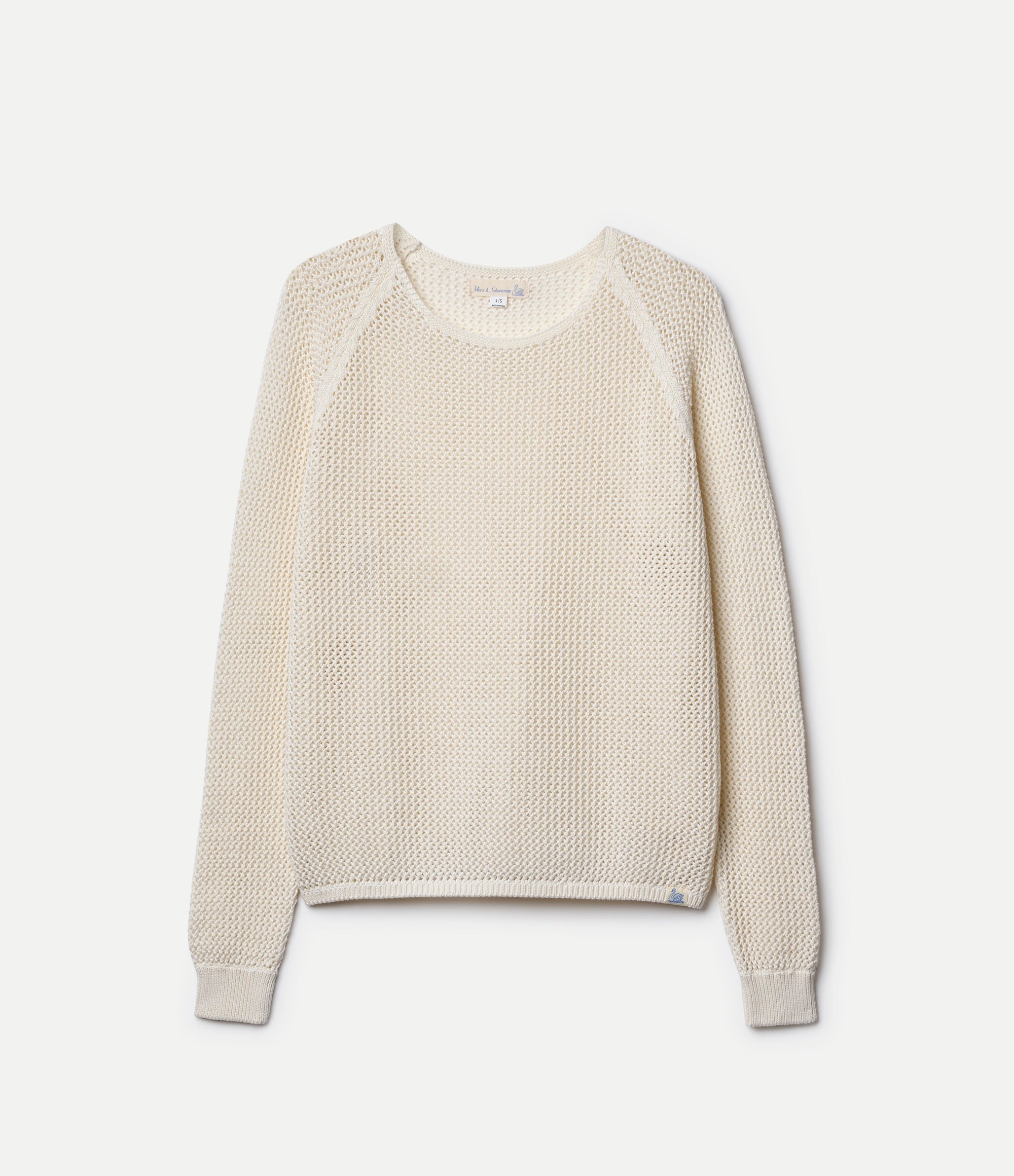 1960s Crochet Cotton Raglan Sweater – Merz b. Schwanen