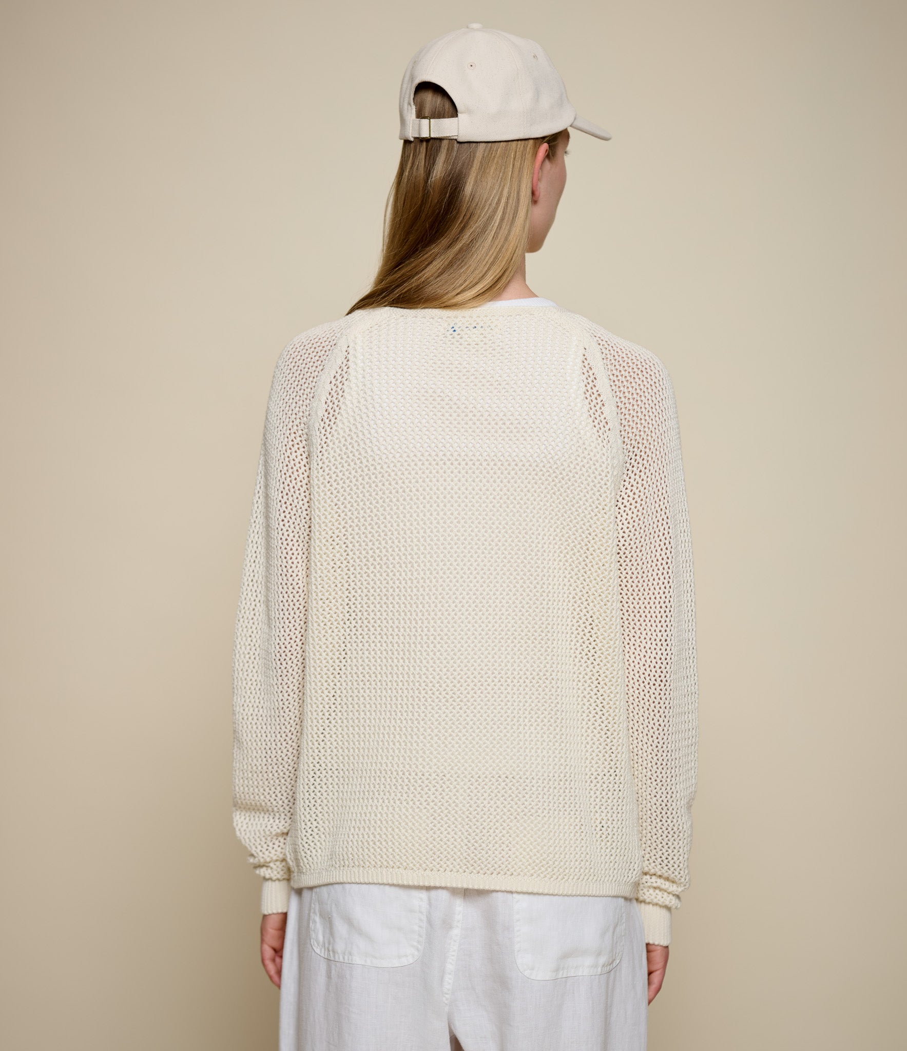 1960s Crochet Cotton Raglan Sweater – Merz b. Schwanen
