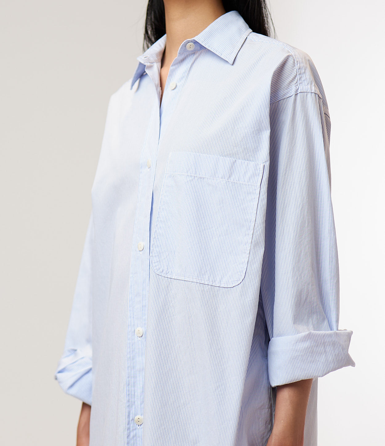 cotton button up dress Paper Touch Cotton Poplin Shirt Dress