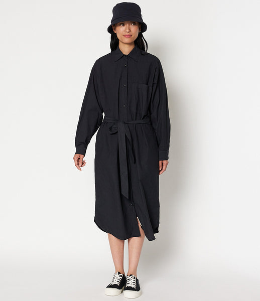 ワンピース ARMARIUM Mud stretch poplin oversize shirt dress Paper Touch Cotton Poplin Shirt Dress – Merz b. Schwanen