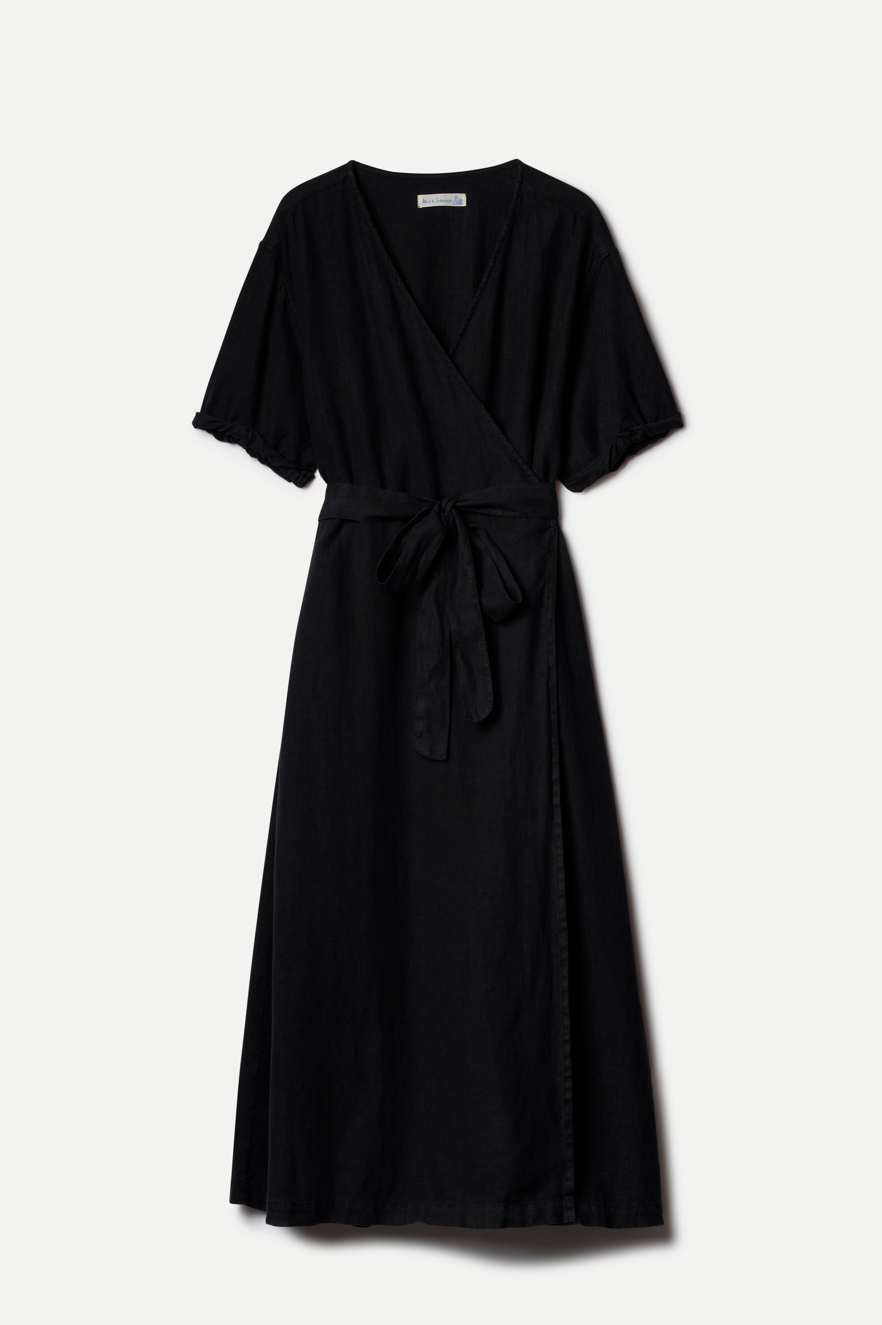 Linen Wrapover Dress Linen Wrapover Dress