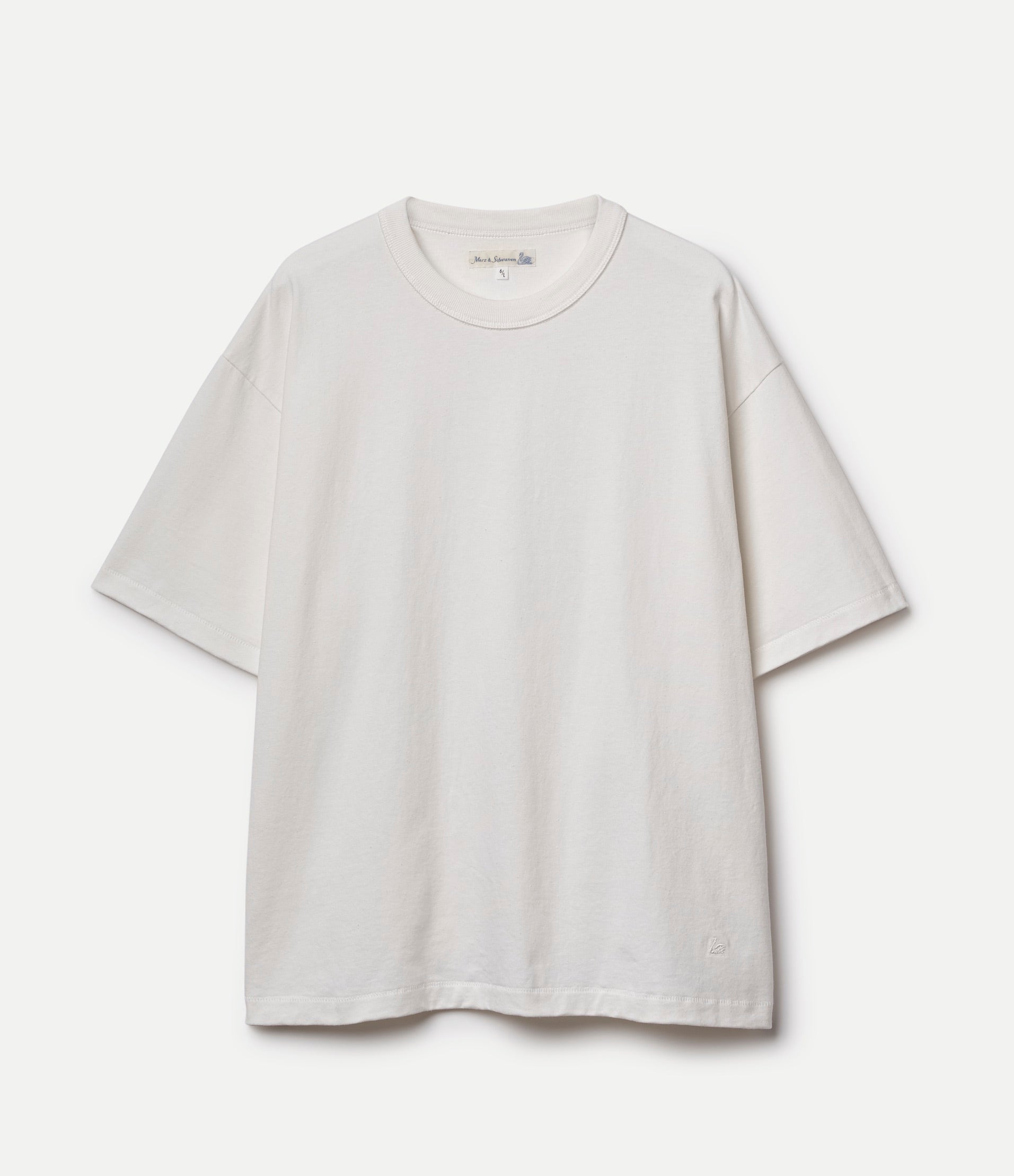 white t-shirt on a white background