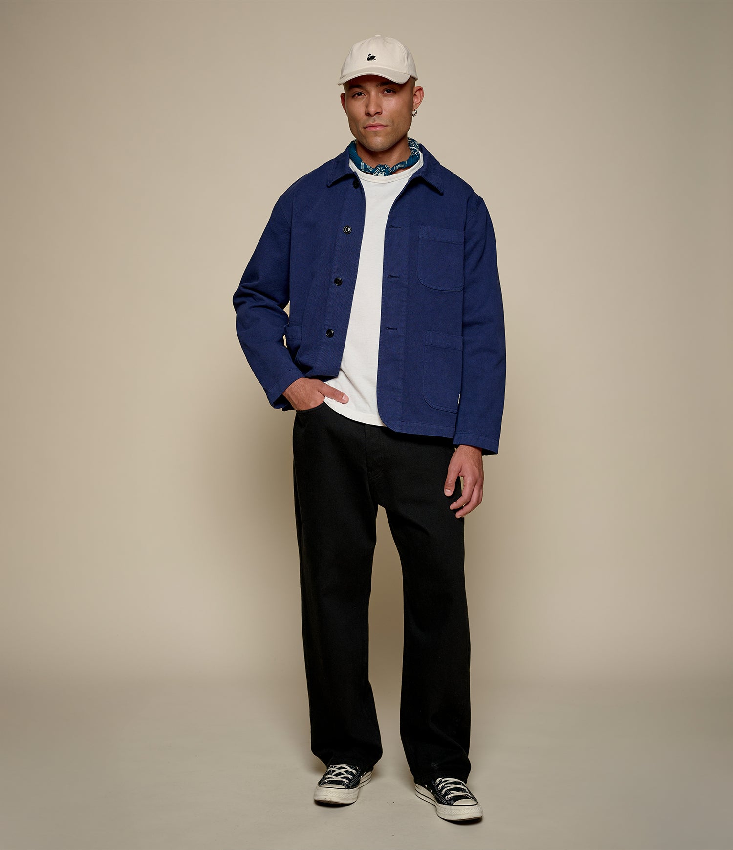 Worker's Cotton Twill Jacket – Merz b. Schwanen