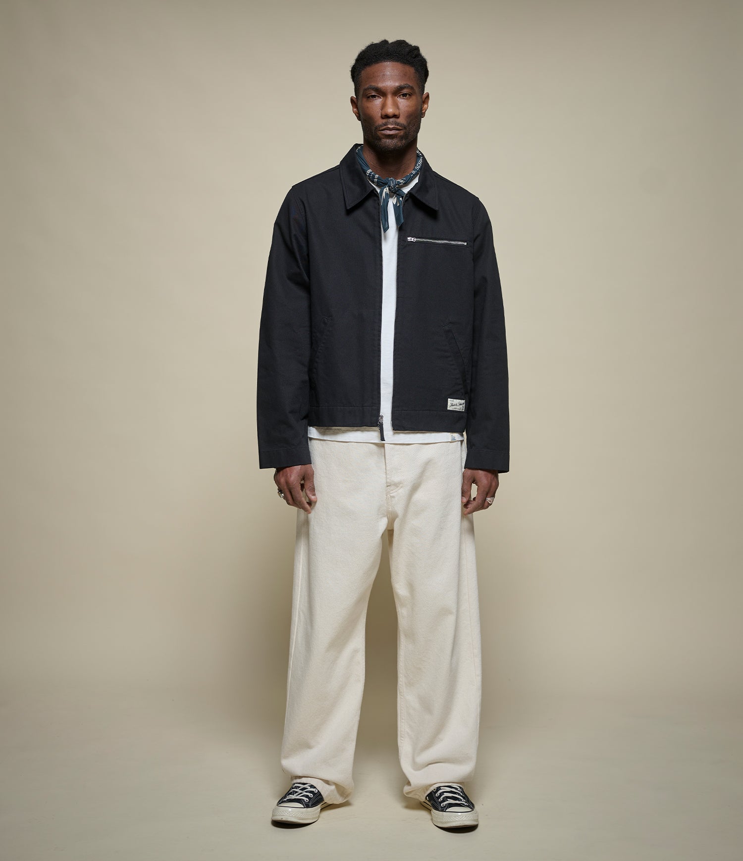 Zipped Twill Jacket – Merz b. Schwanen