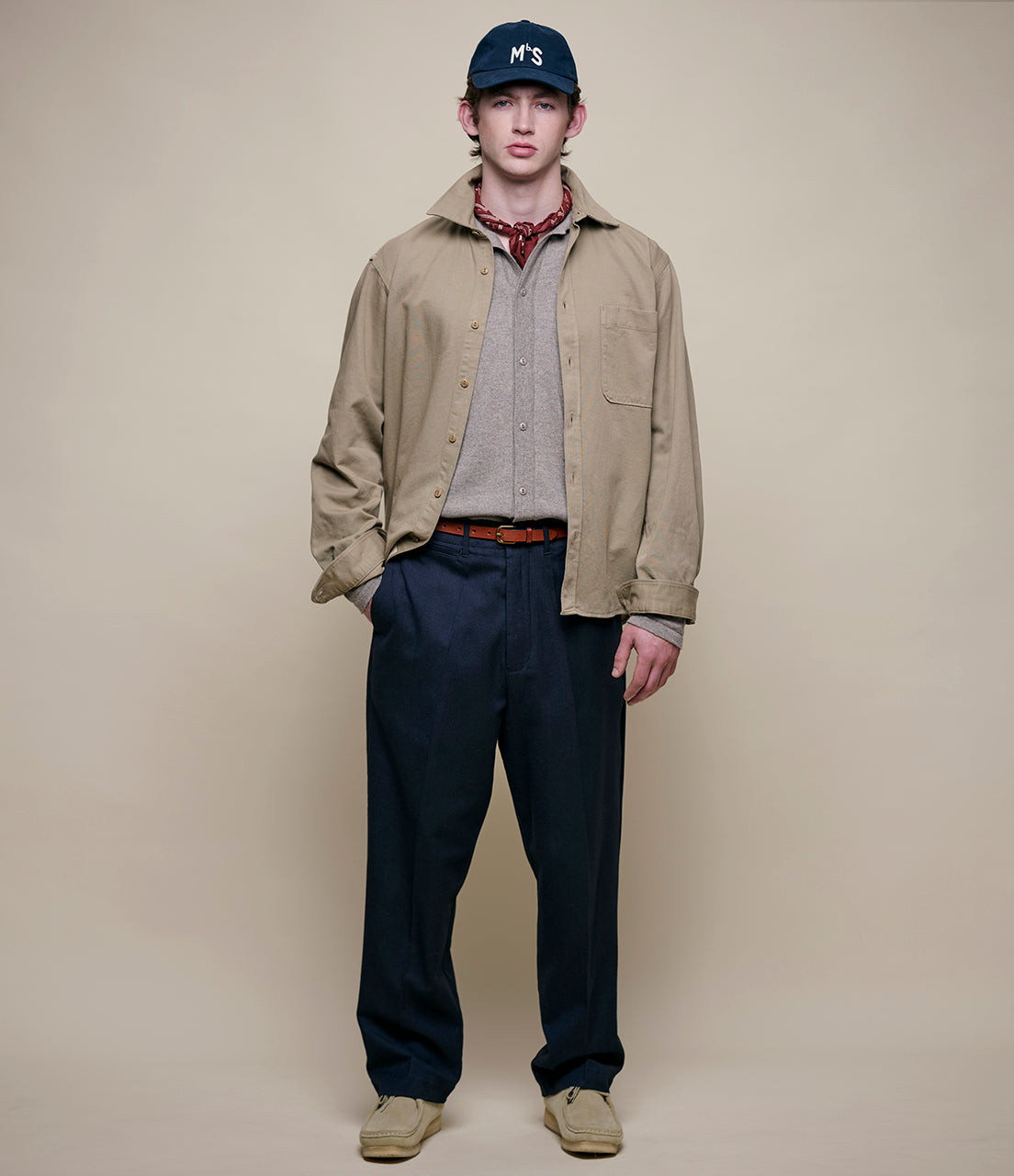 Merino Wool-Cashmere-Silk Long Sleeve Shirt – Merz b. Schwanen