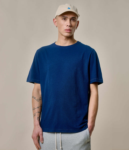 [CK] Regular Fit Hemp Jersey Short-Sleeved T-shirt★大人気★ Wrap London - Hemp & organic cotton boxy T-shirt