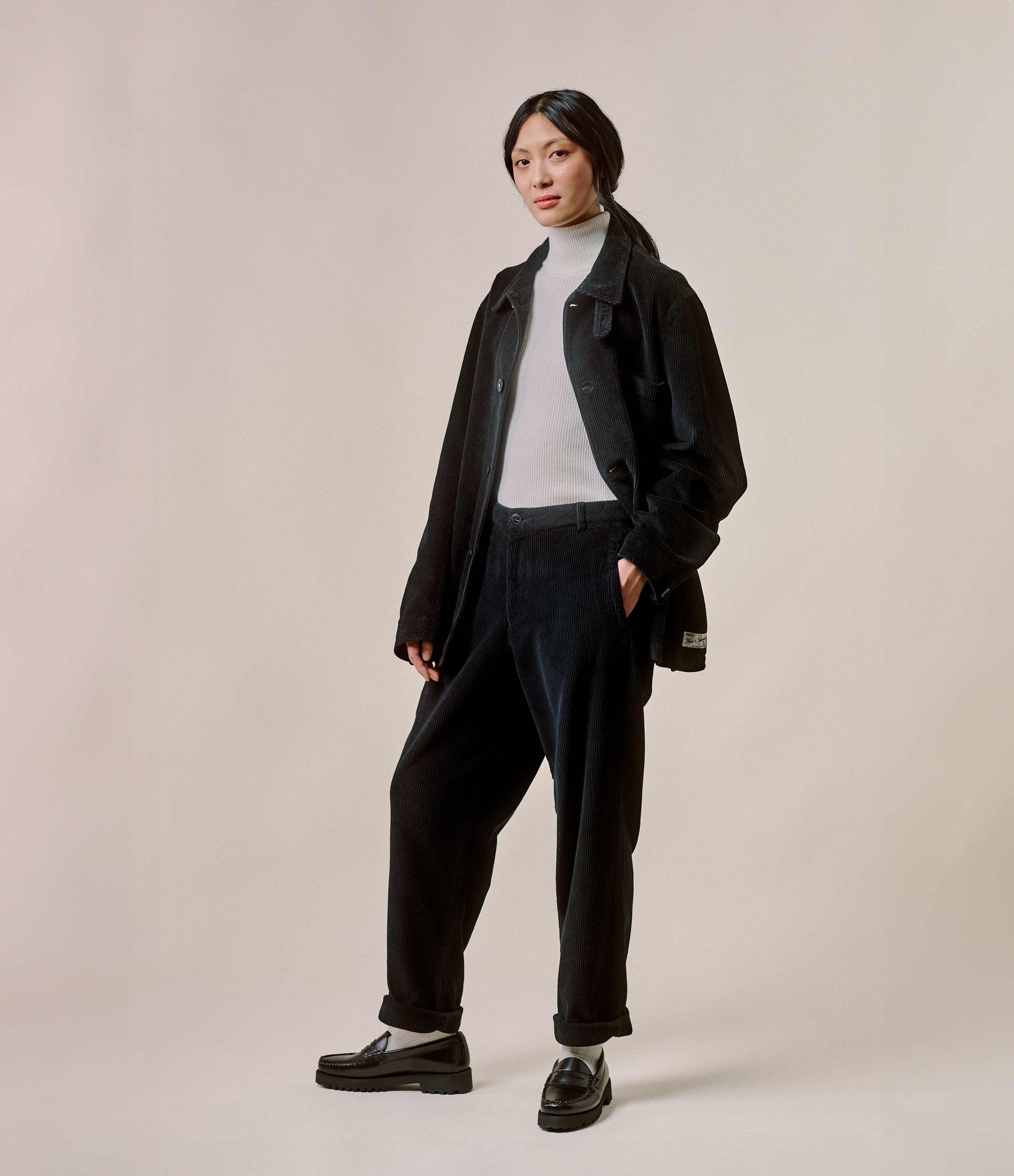 Worker's Bold Cotton Corduroy Jacket – Merz b. Schwanen