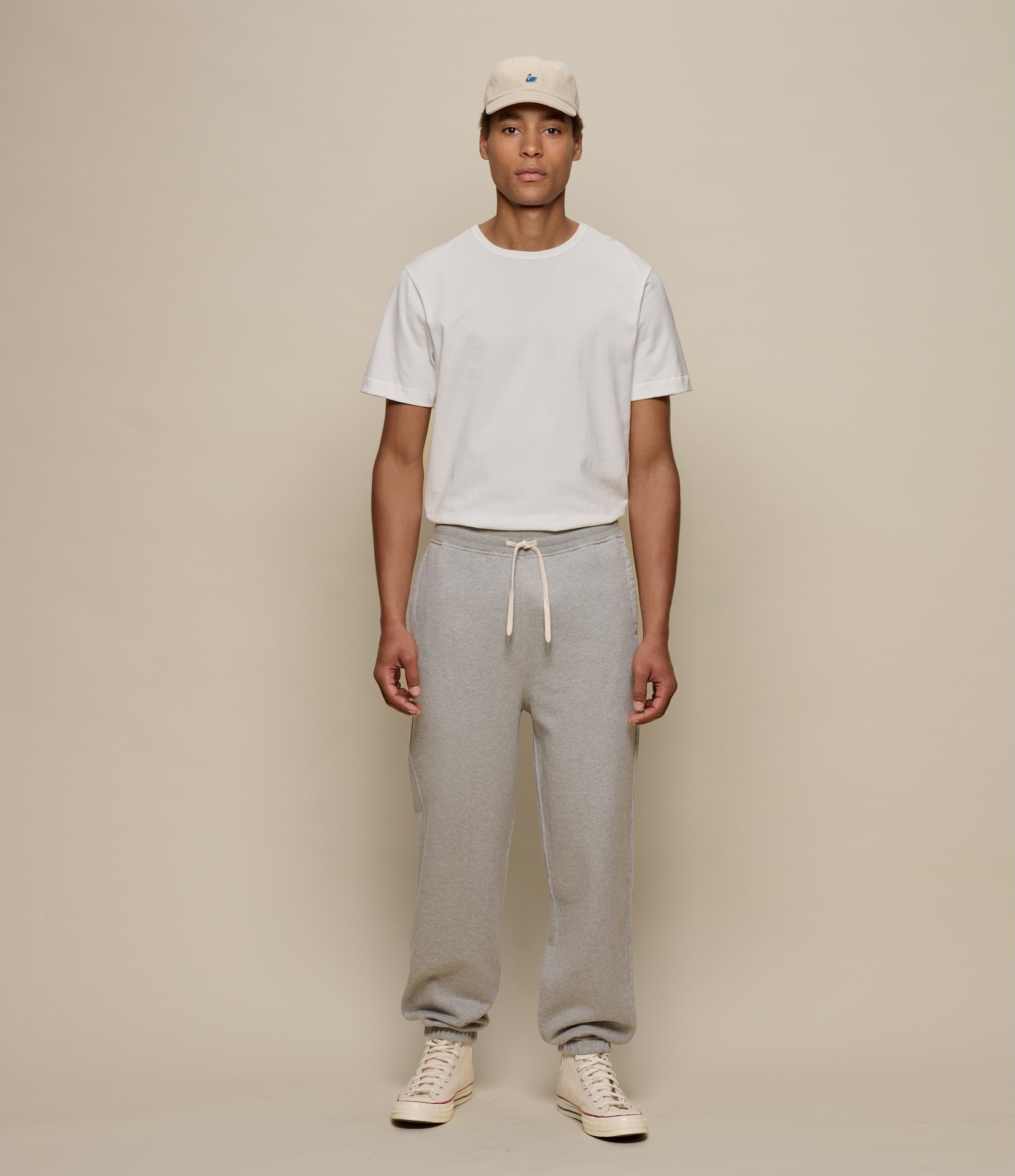 Authentic Fleece Cuffed Cotton Sweatpants – Merz b. Schwanen