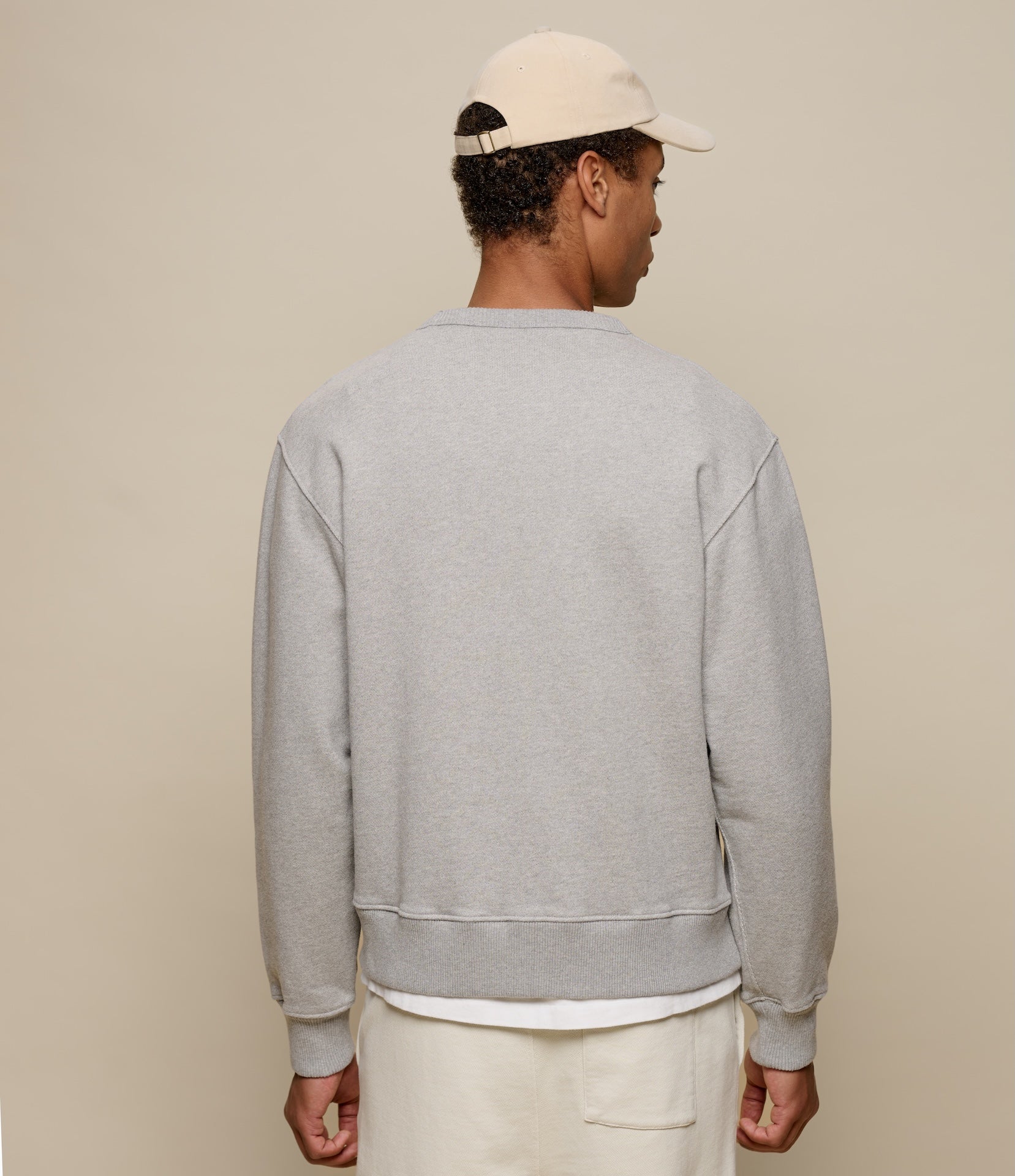 デカサイ　Merz b. Schwanen　　グレー スウェット　XL Grey Heavyweight Fleece Sweatshirt | Merz b. Schwanen
