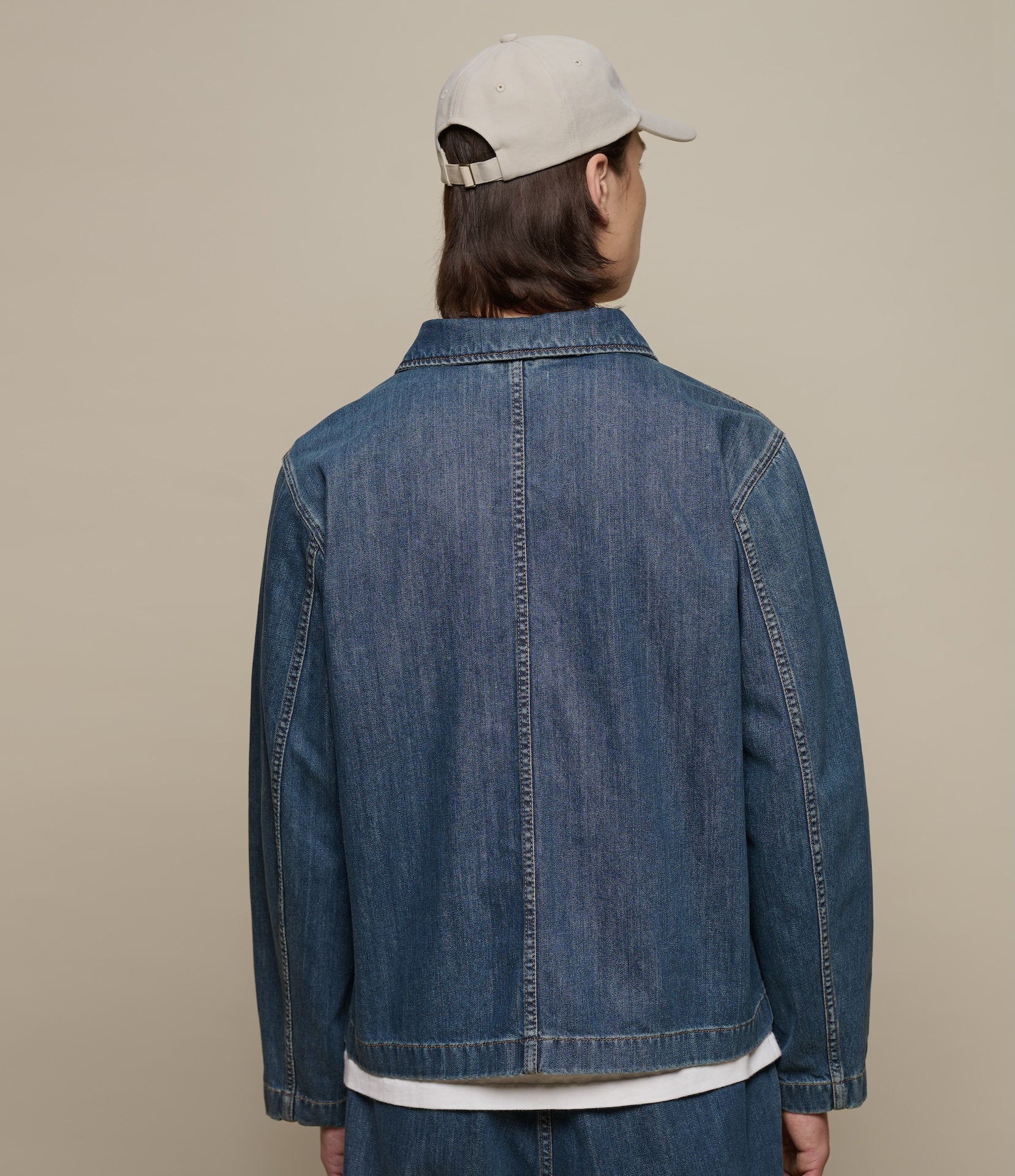 Cropped Worker's Denim Jacket – Merz b. Schwanen