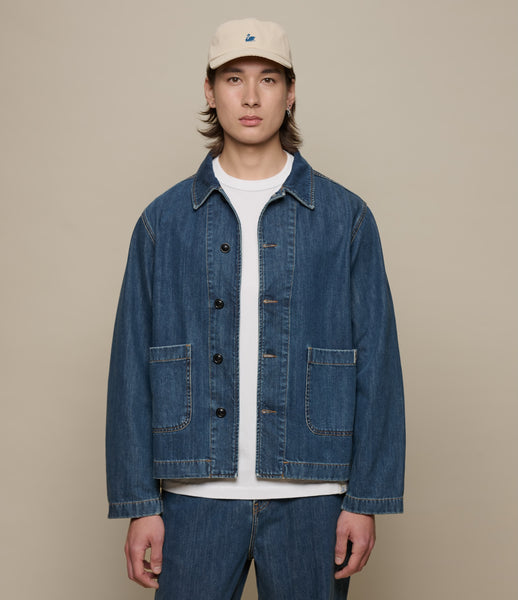 Cropped Worker's Denim Jacket – Merz b. Schwanen